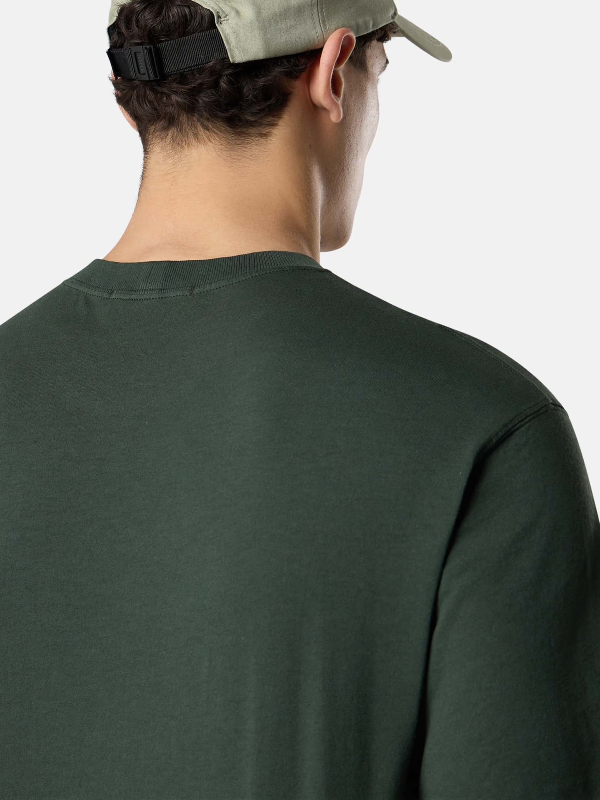 STONE ISLAND - Oversized-T-Shirt mit Logo für Herren in Dunkelgrün - Dark green