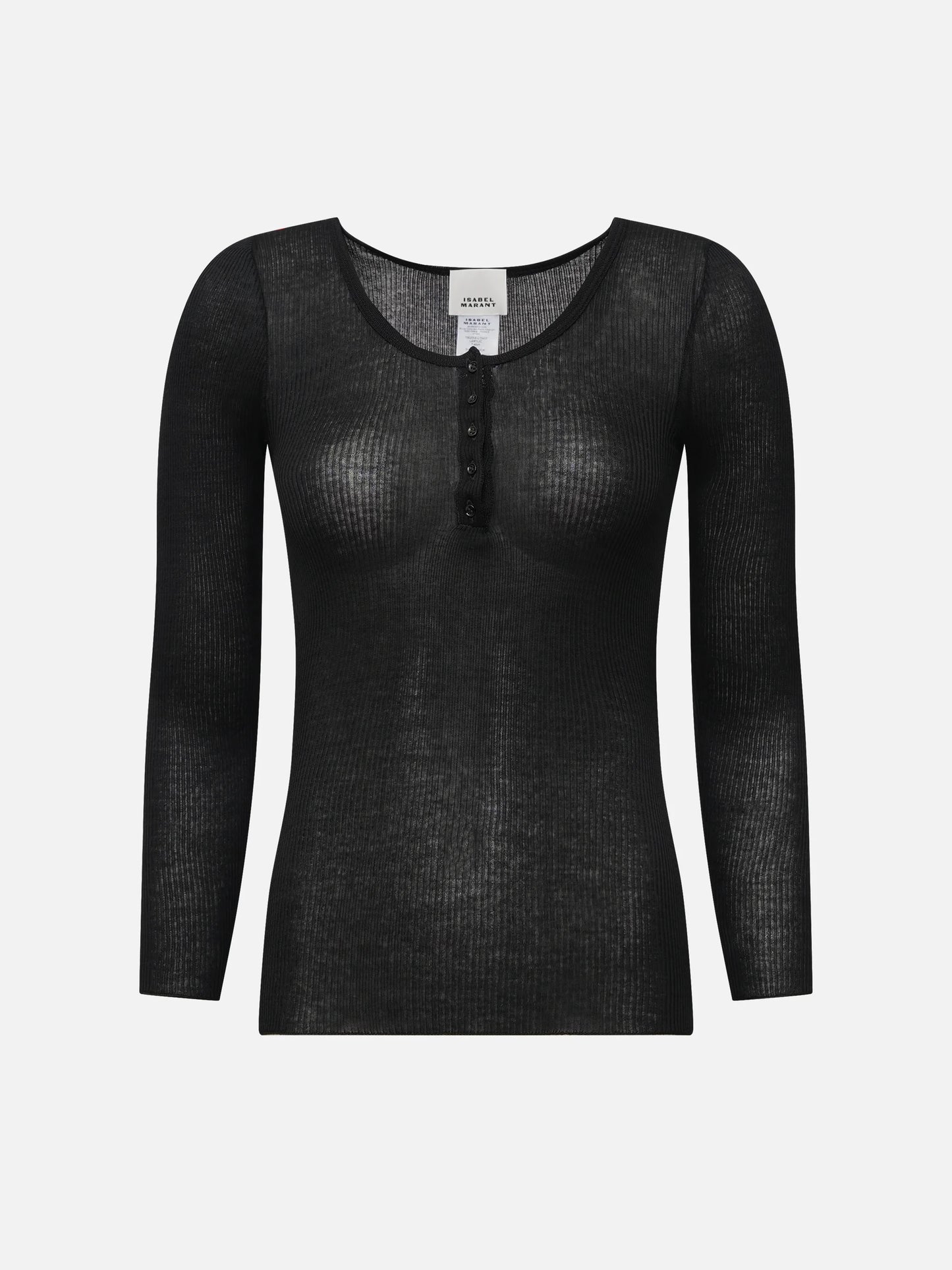 ISABEL MARANT - Lamylic Langarm-T-Shirt für Damen in Schwarz - Black