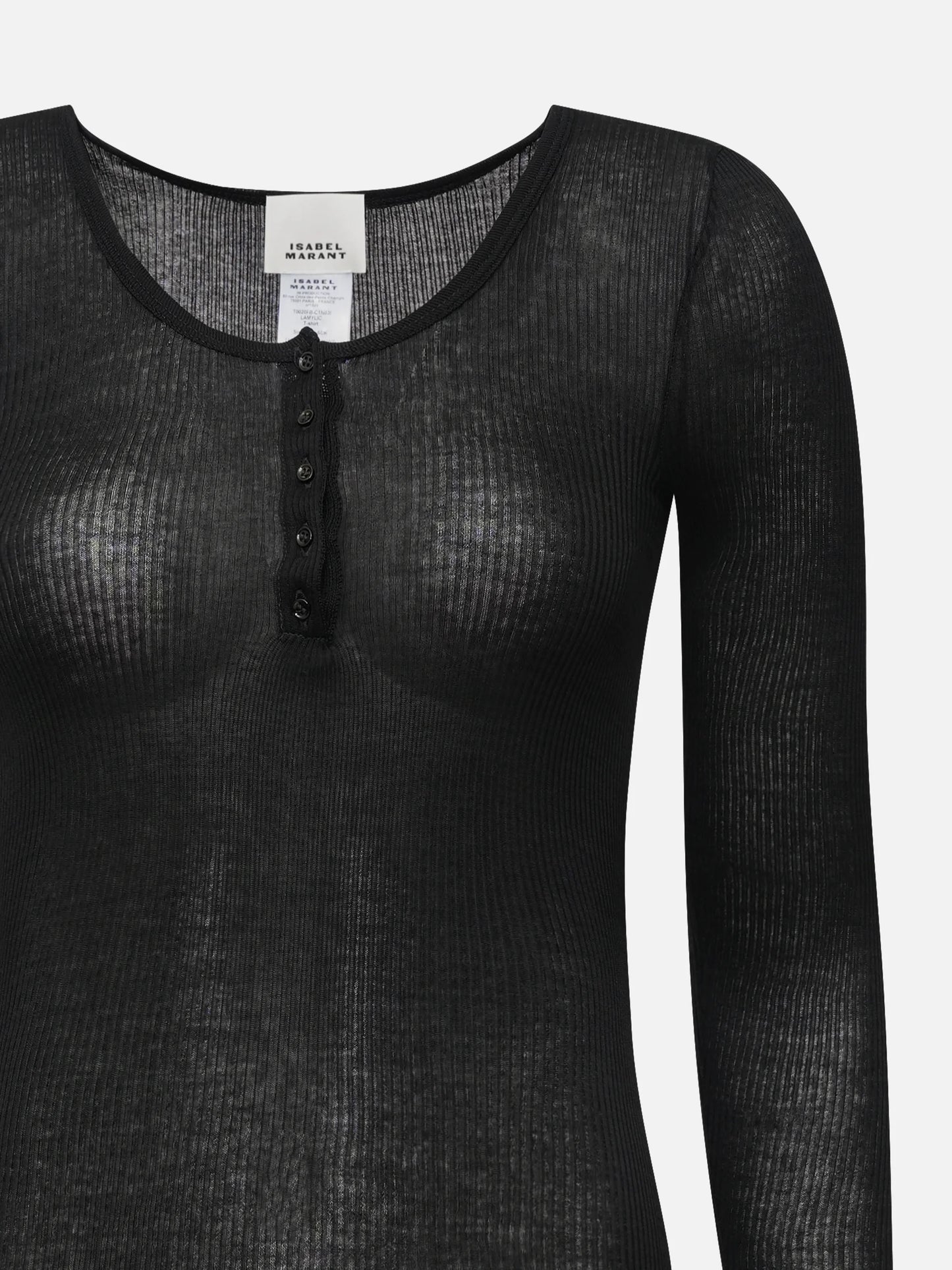 ISABEL MARANT - Lamylic Langarm-T-Shirt für Damen in Schwarz - Black