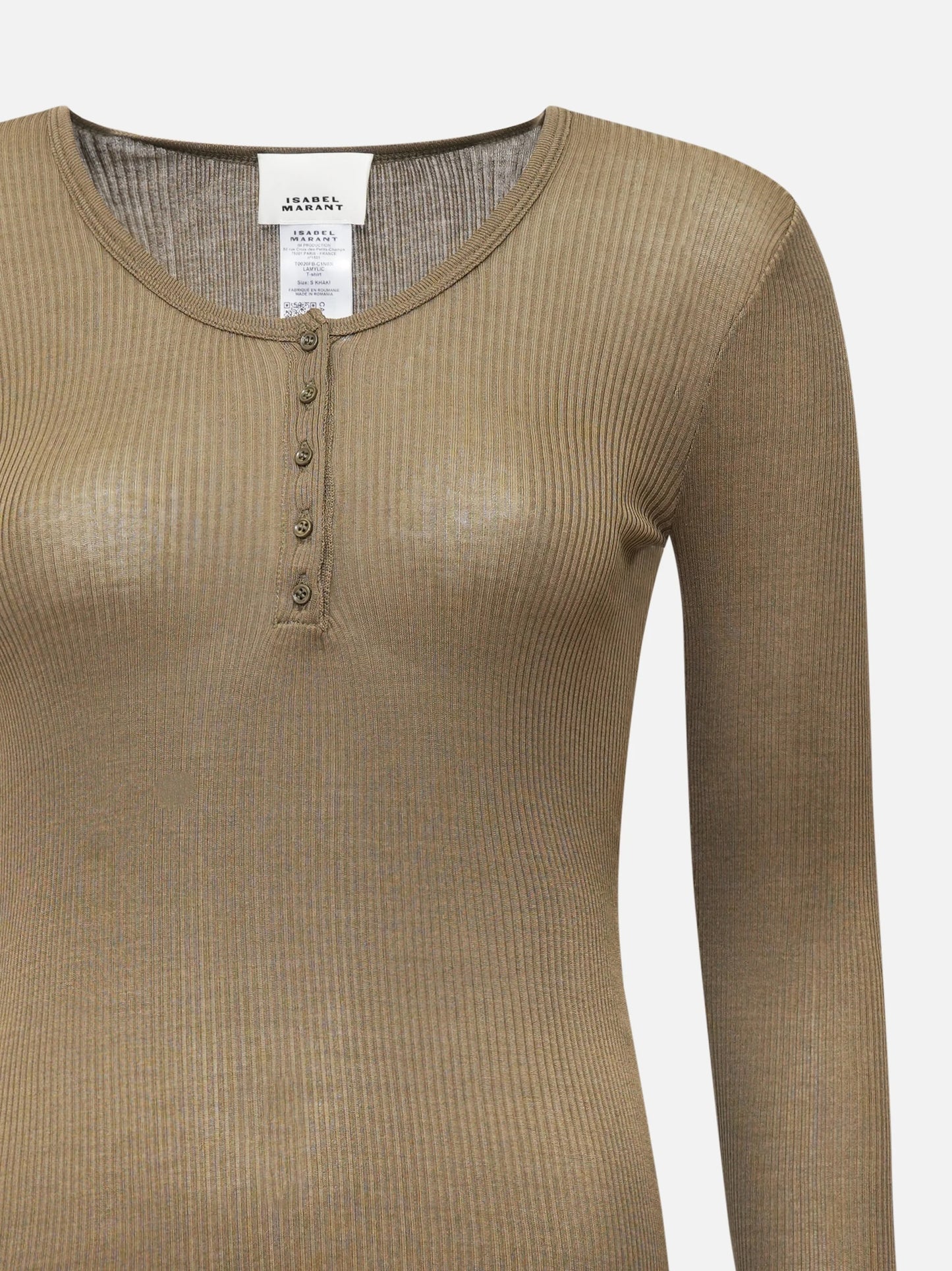 ISABEL MARANT - Lamylic Langarm-T-Shirt für Damen in Khaki