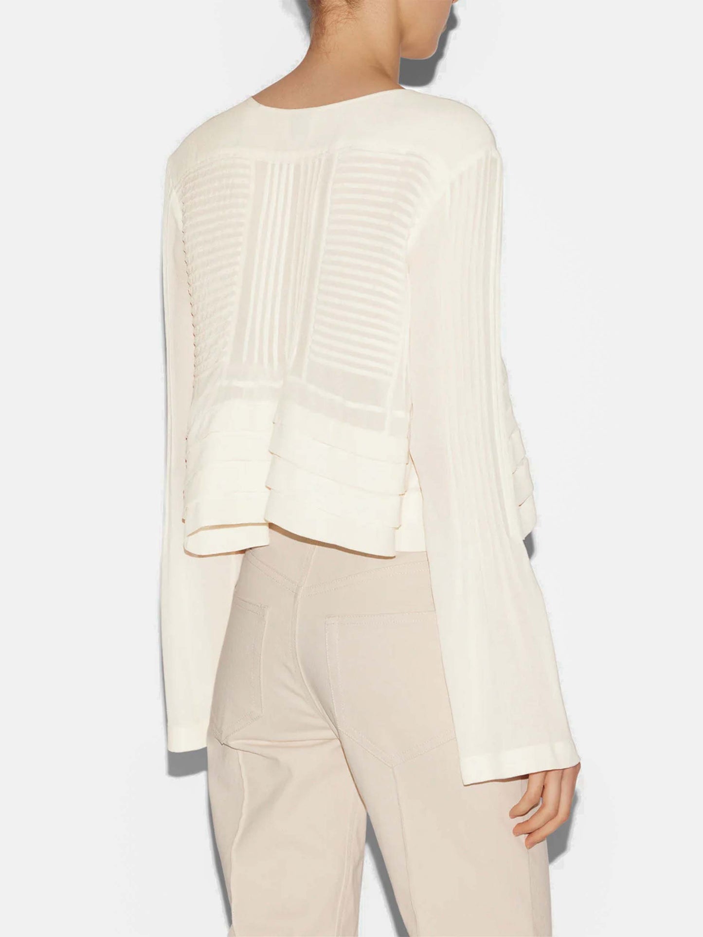 ISABEL MARANT - Carolia Bluse aus Seidengeorgette für Damen in Ecru