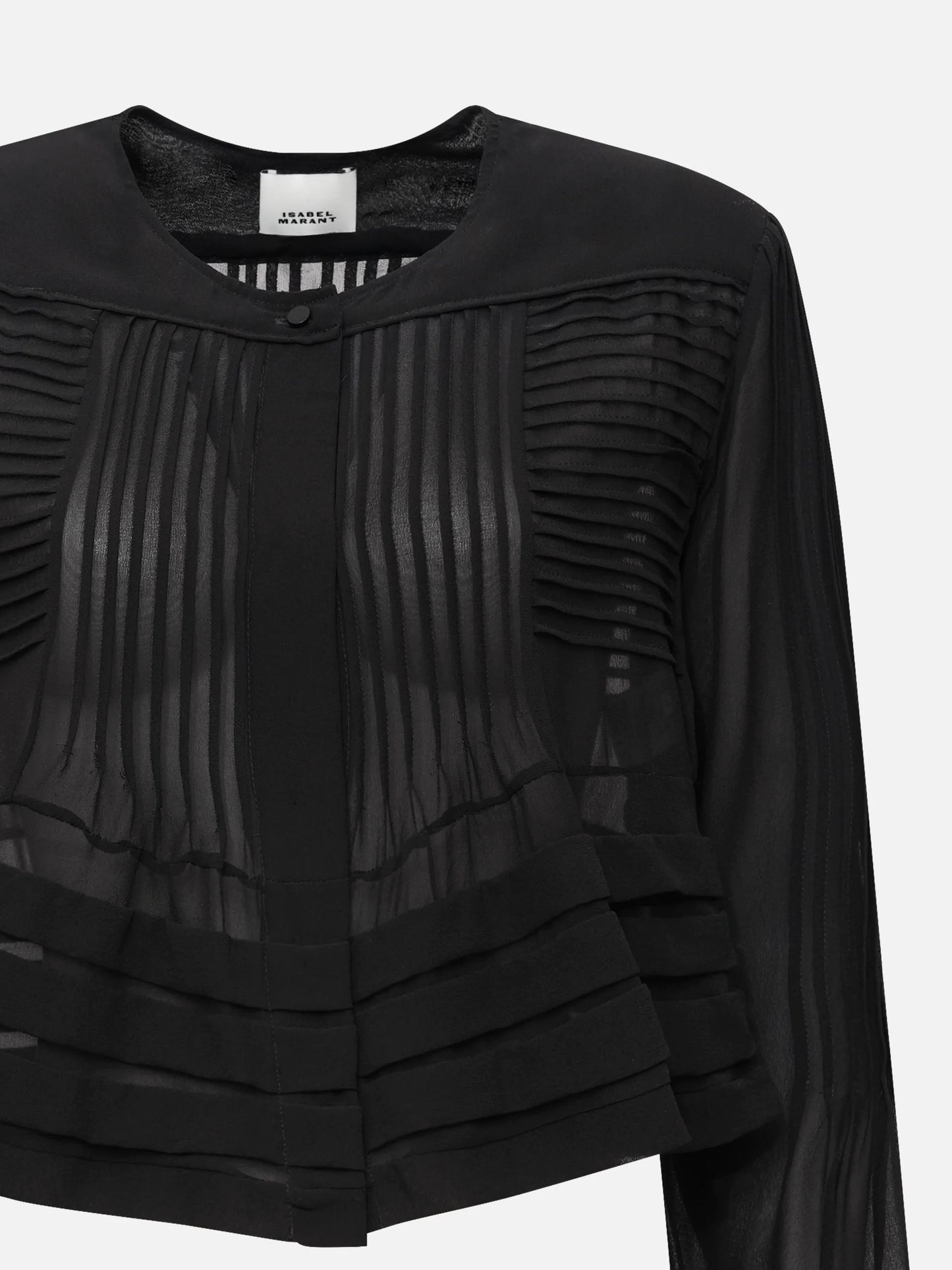 ISABEL MARANT - Carolia Bluse aus Seidengeorgette für Damen in Schwarz - Black