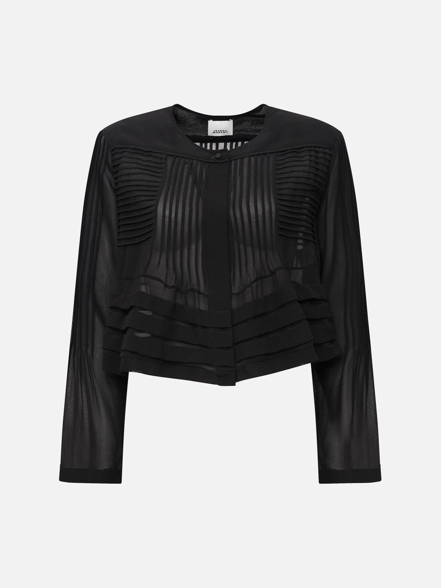 ISABEL MARANT - Carolia Bluse aus Seidengeorgette für Damen in Schwarz - Black