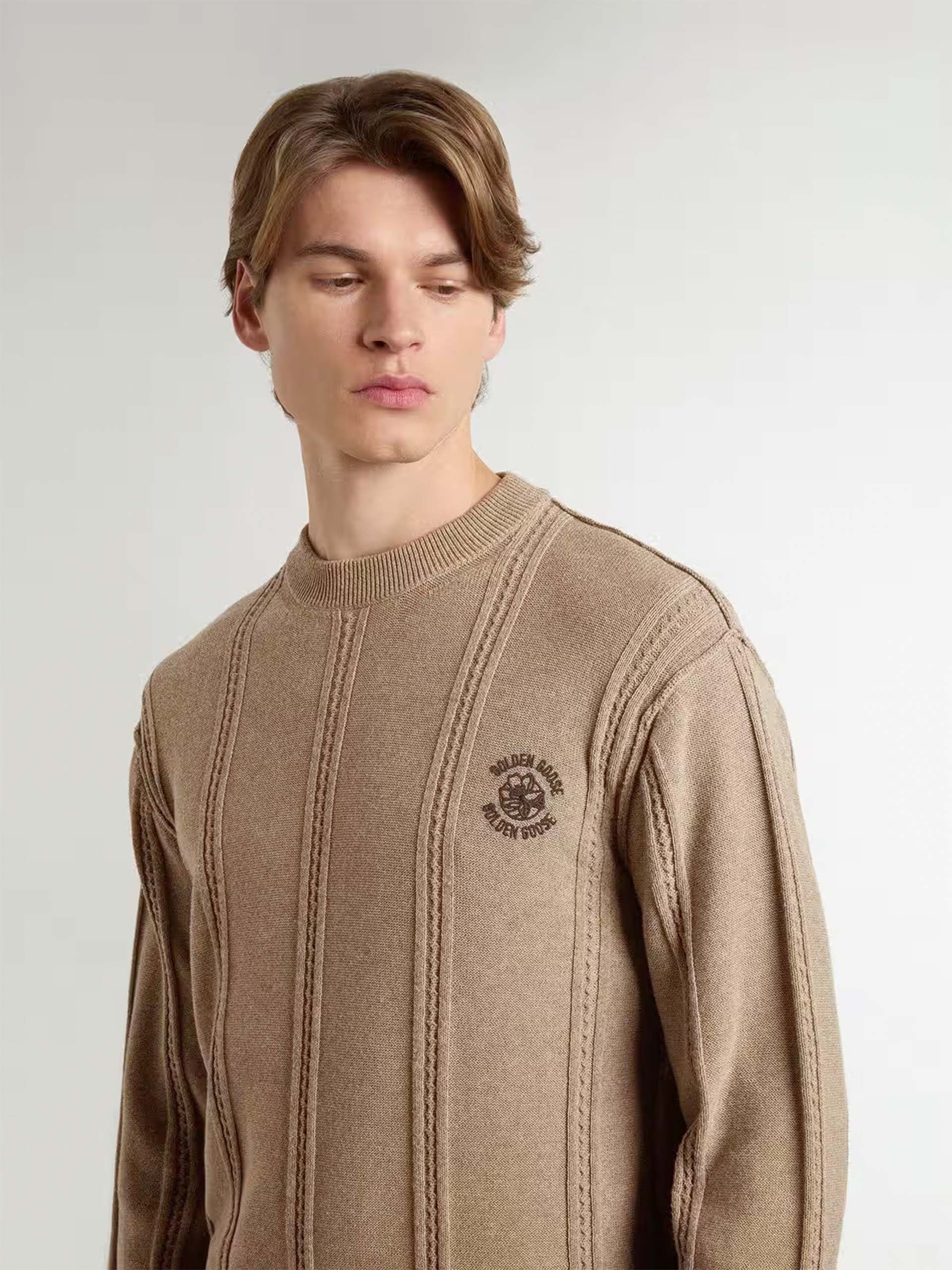GOLDEN GOOSE - Pullover Davis mit Logo-Stickerei für Herren
