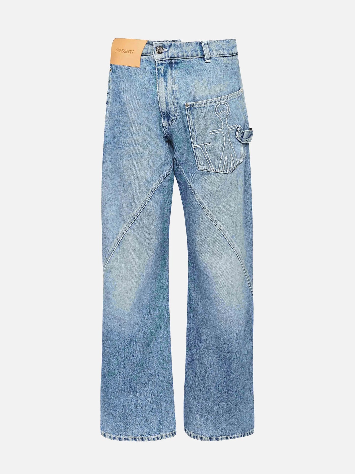JW ANDERSON - Twisted Workwear Jeans mit Logo für Damen
