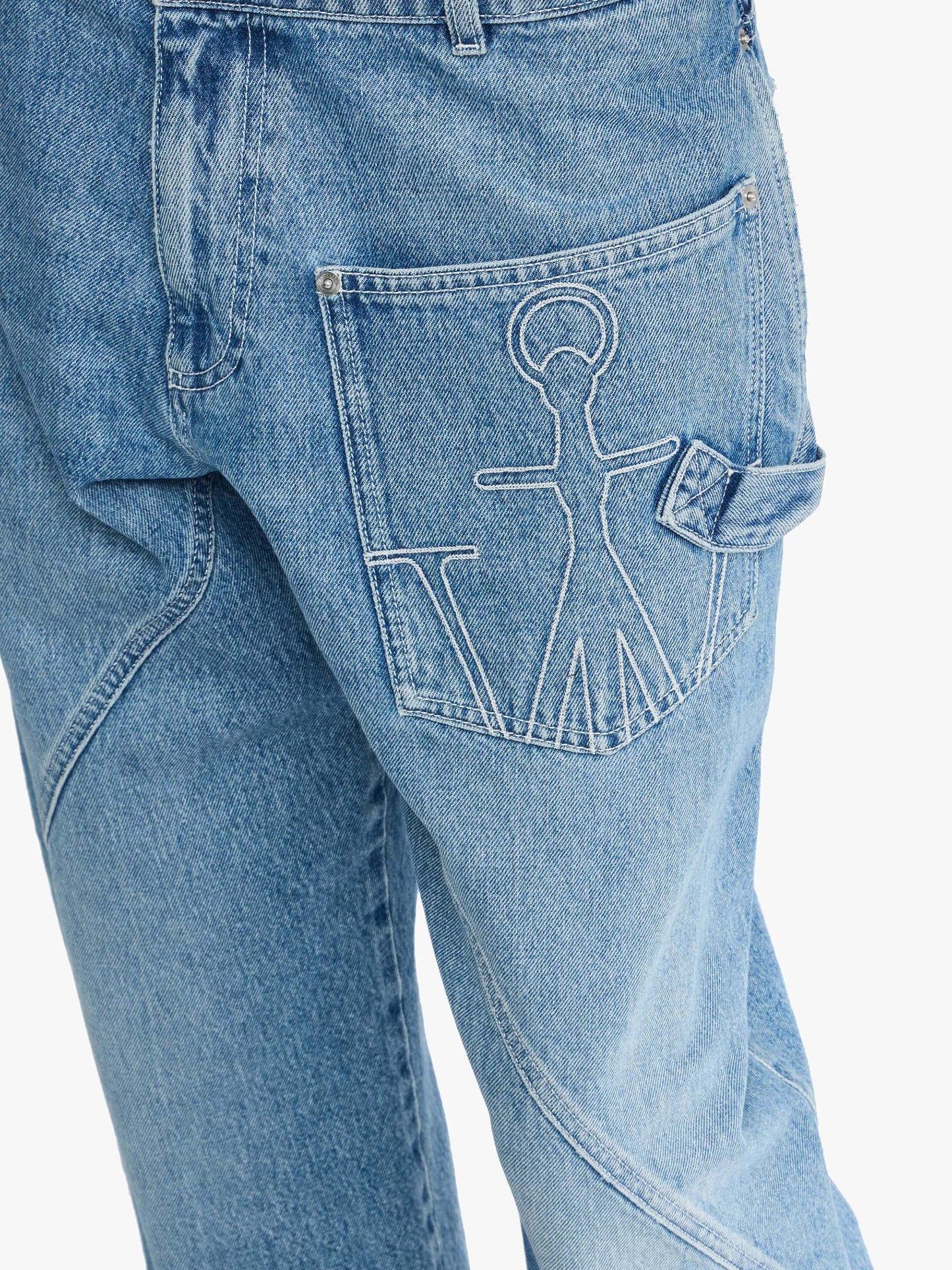 JW ANDERSON - Twisted Workwear Jeans mit Logo für Damen