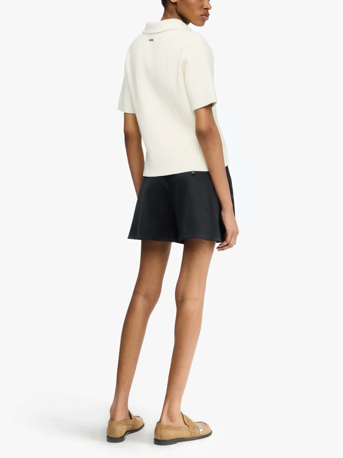 JW ANDERSON - Poloshirt aus Zopfstrick für Damen