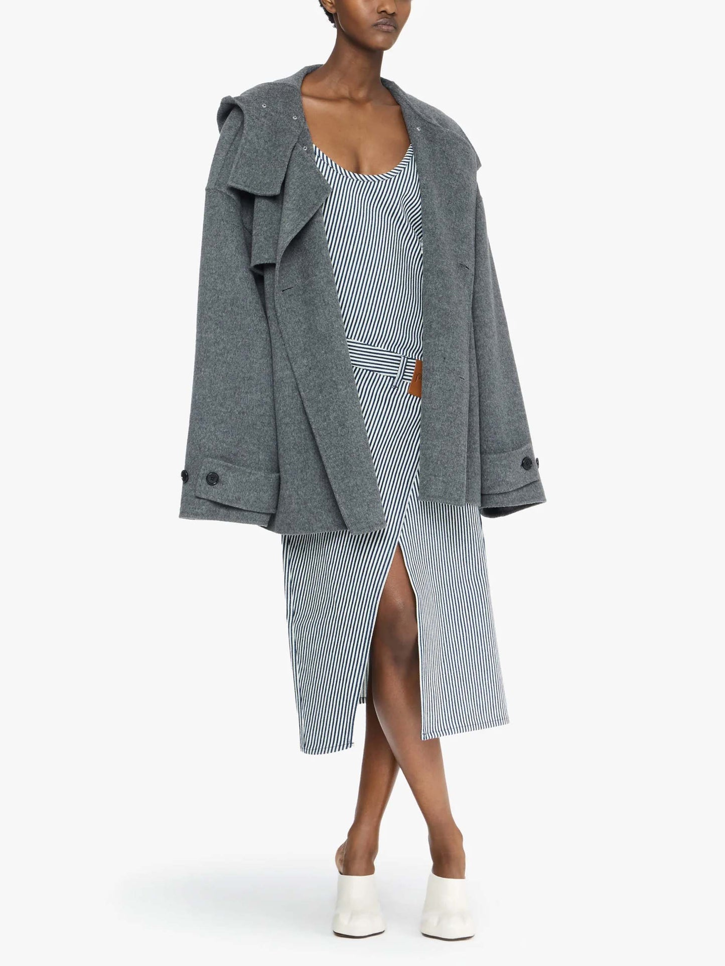 JW ANDERSON - Oversized-Peacoat aus Wolle für Damen