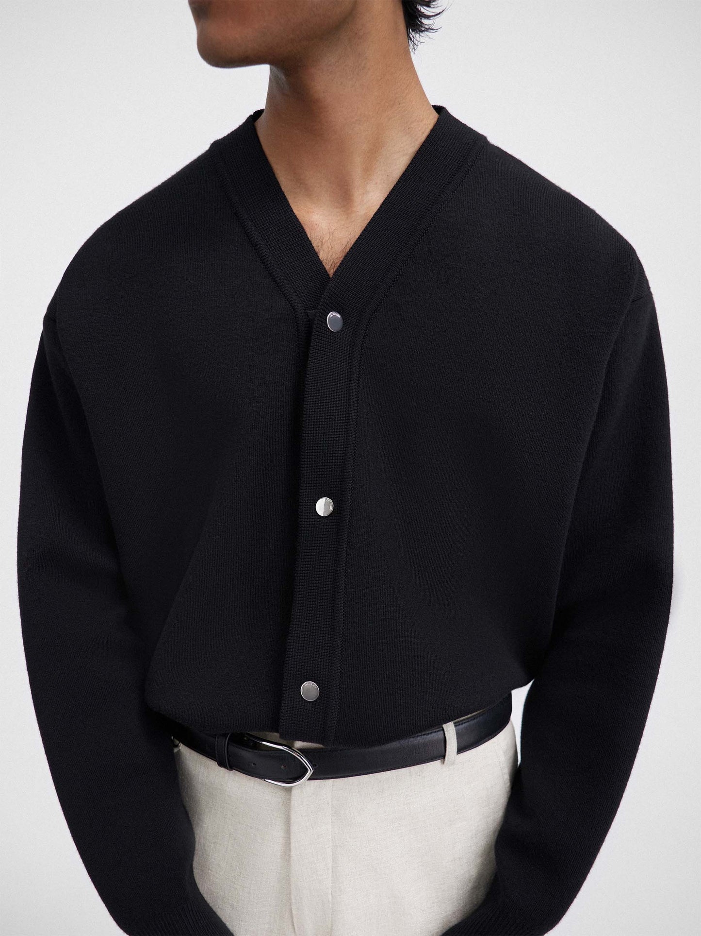 JACQUEMUS - Cardigan Doppio aus Merinowolle für Herren