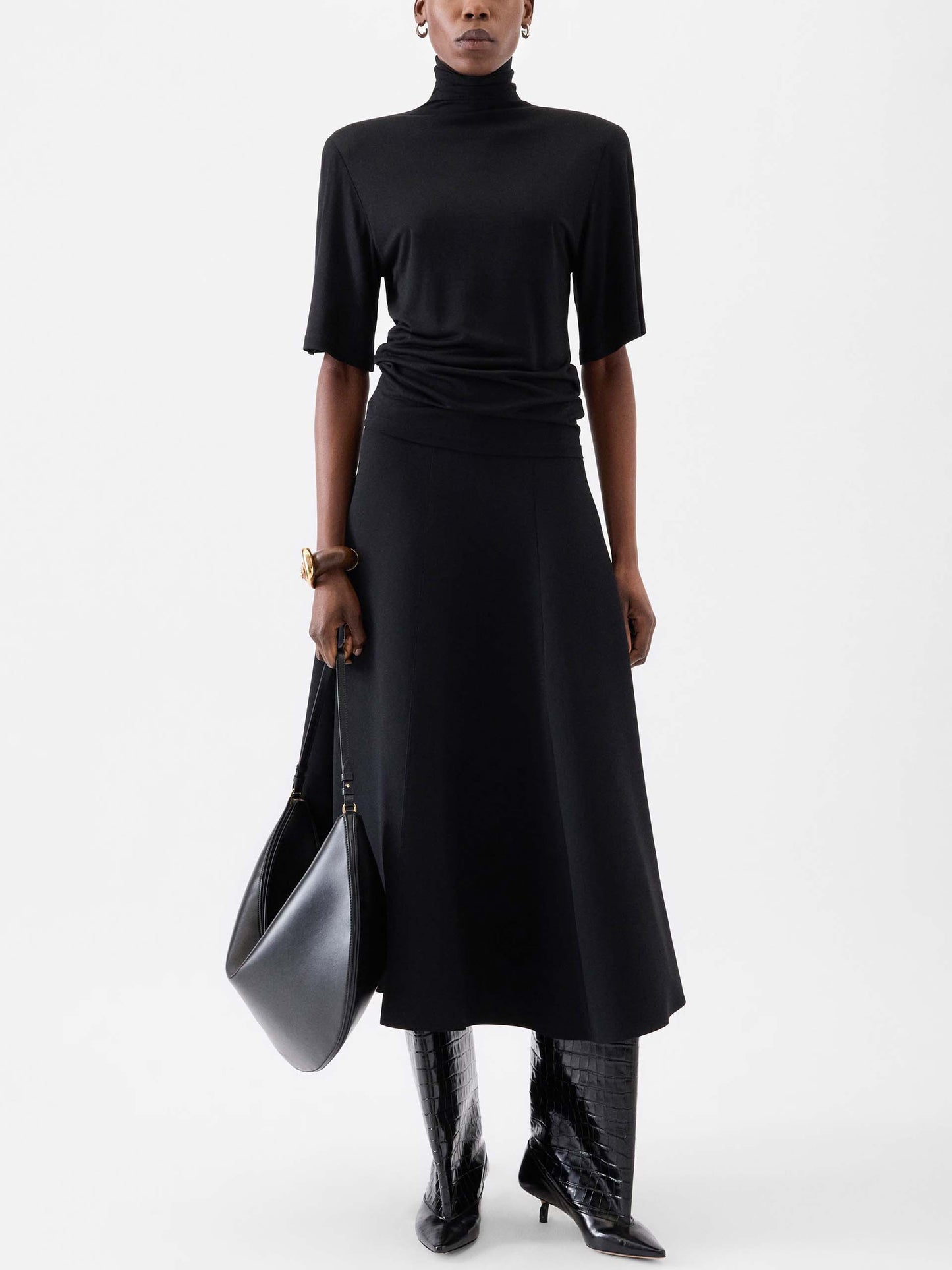 JACQUEMUS - Spallina T-Shirt mit Rollkragen für Damen