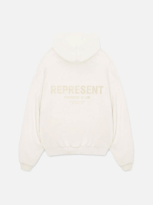 REPRESENT - Owners Club Hoodie für Herren in Cremeweiß - Cream white