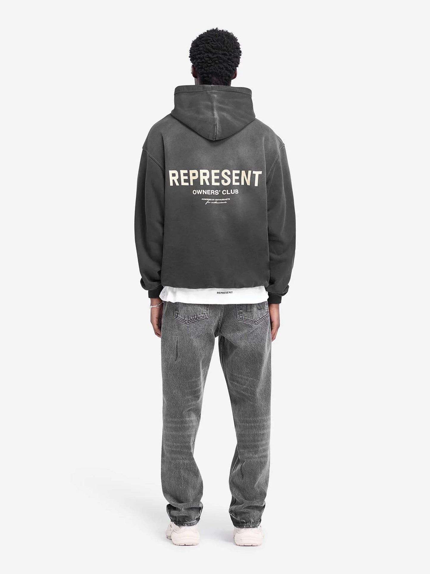 REPRESENT - Owners Club Hoodie für Herren in Vintage Schwarz - Vintage black