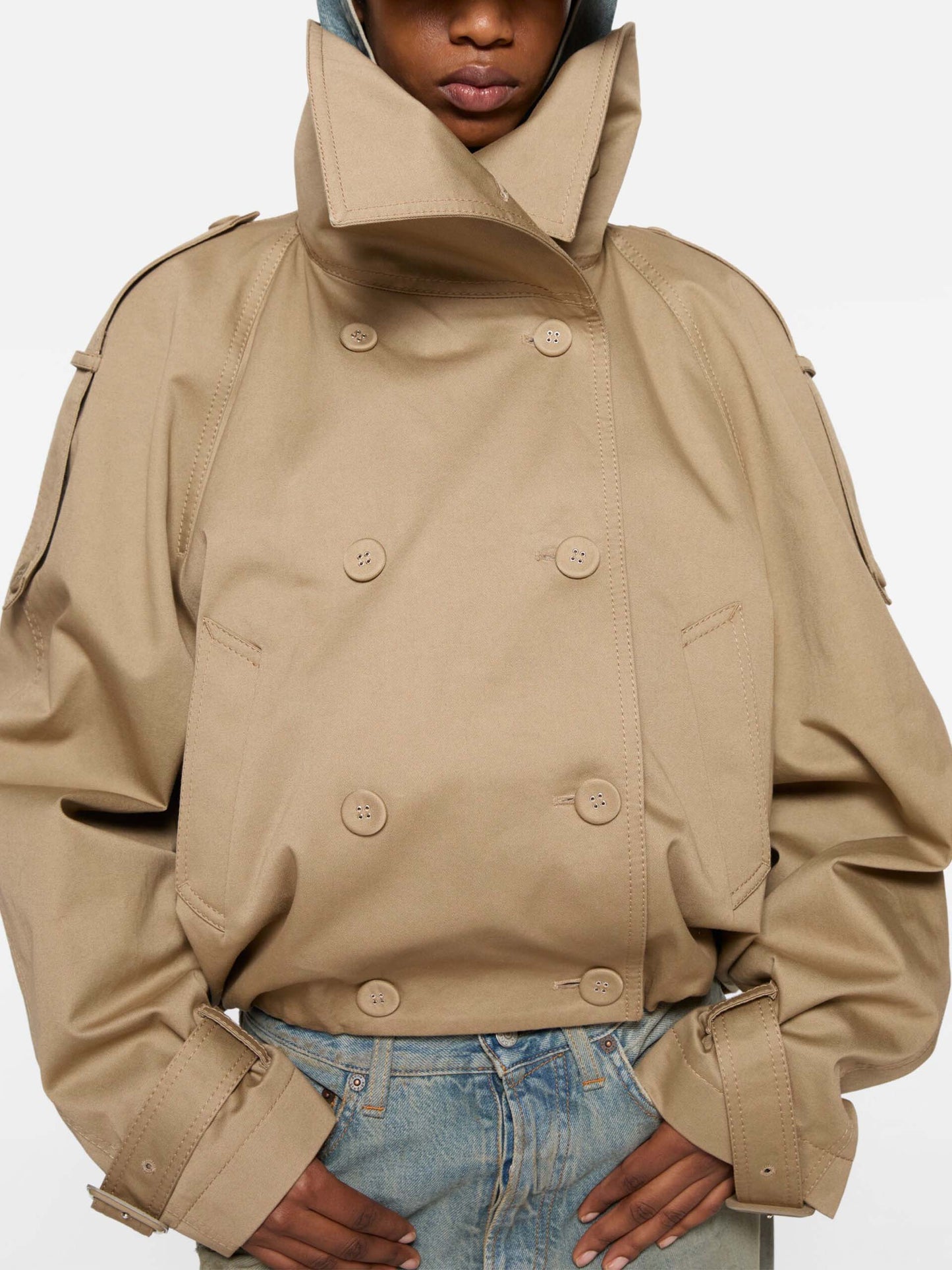 ACNE STUDIOS - Jacke aus Baumwoll-Twill für Damen