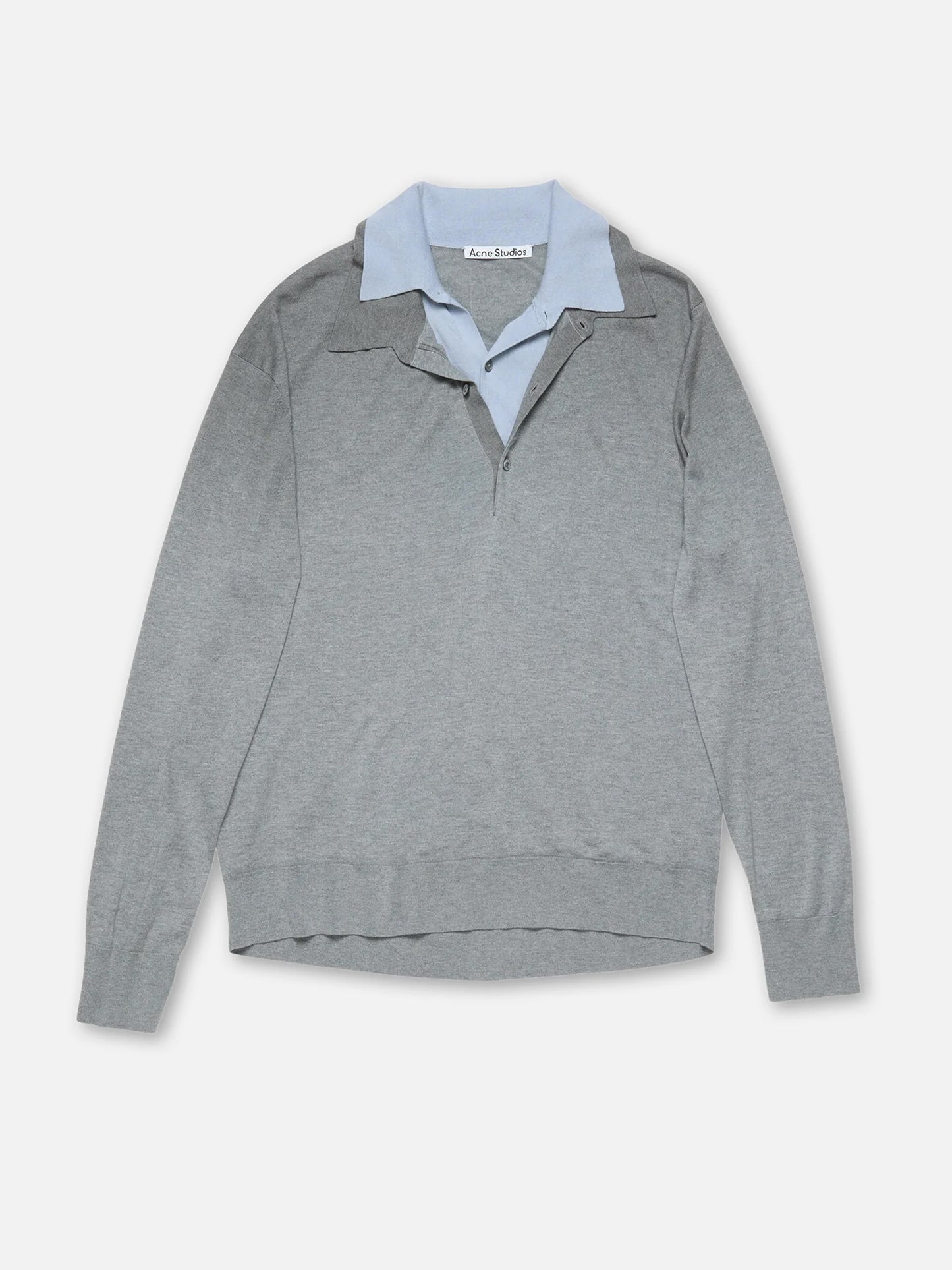 ACNE STUDIOS - Mehrlagiger Polo-Pullover für Damen