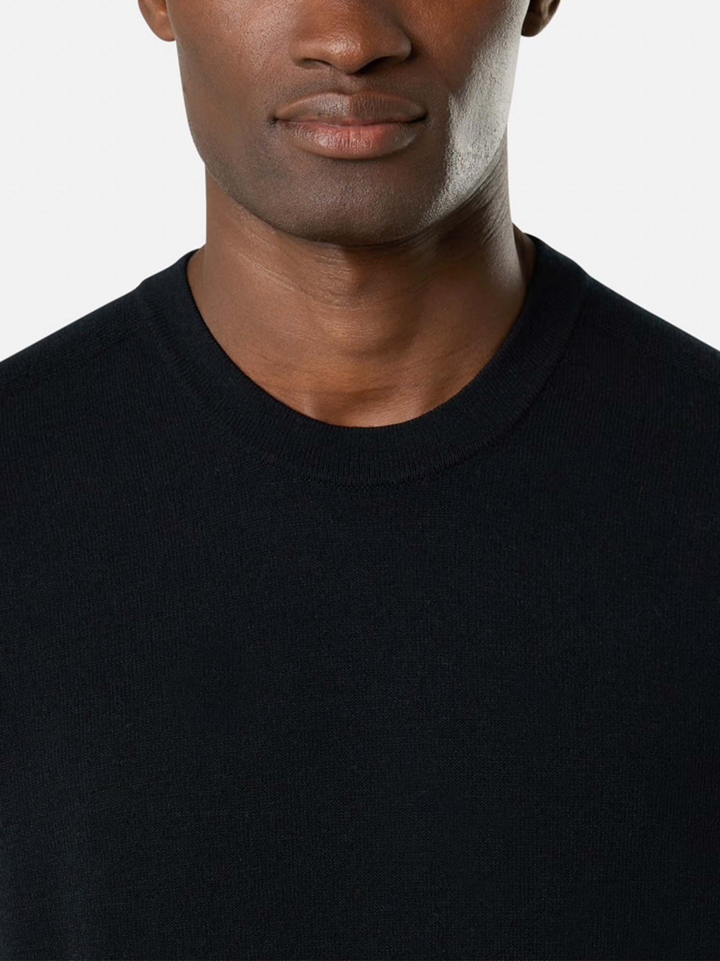 STONE ISLAND - Pullover aus Stretch-Wolle für Herren in Schwarz - Black