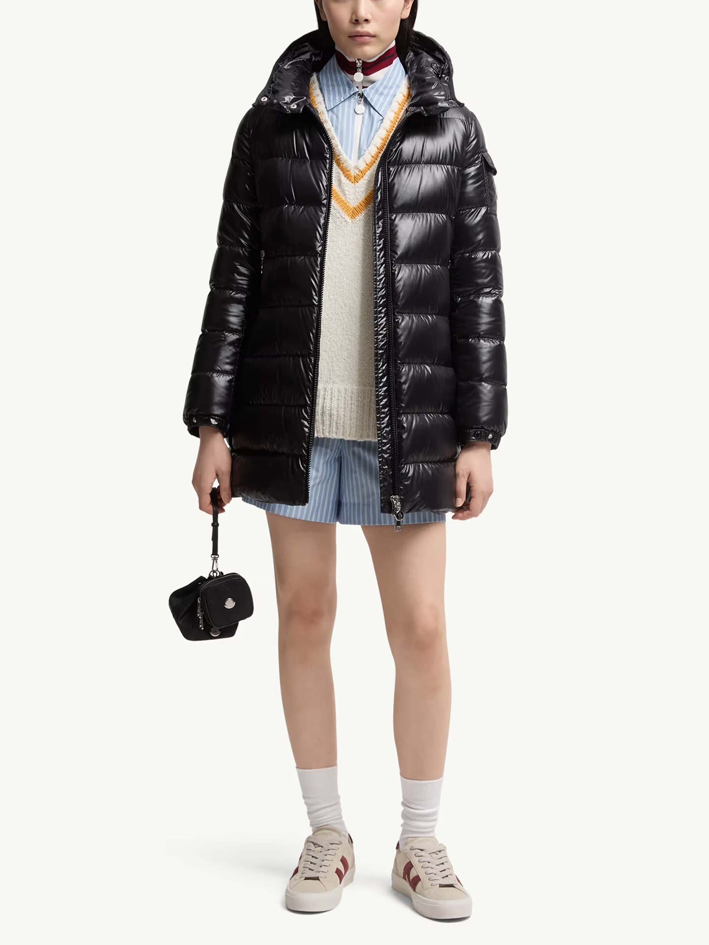 MONCLER - Lange Daunenjacke Courcelles für Damen
