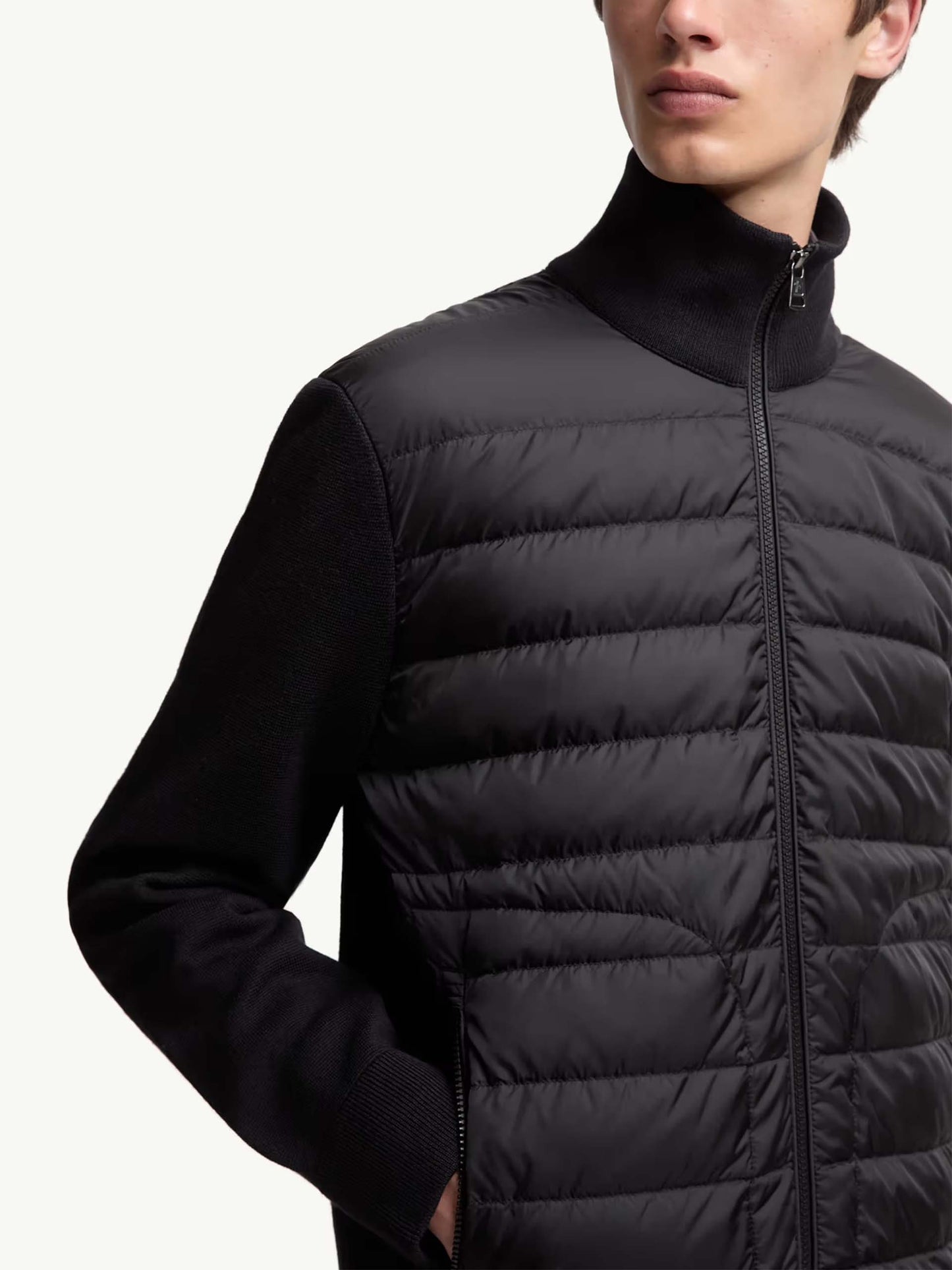 MONCLER - Strickjacke mit Daunenfüllung für Herren