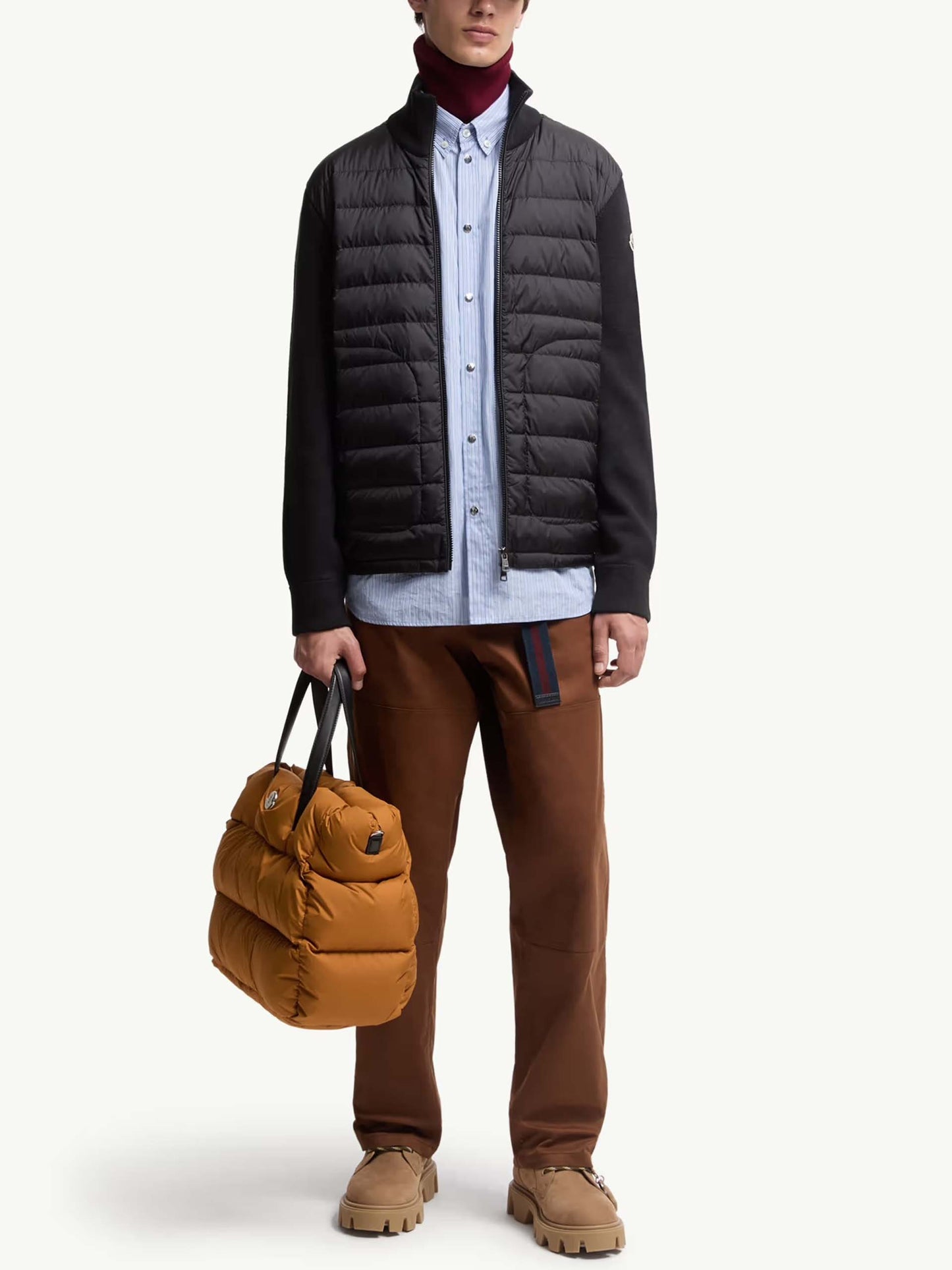 MONCLER - Strickjacke mit Daunenfüllung für Herren