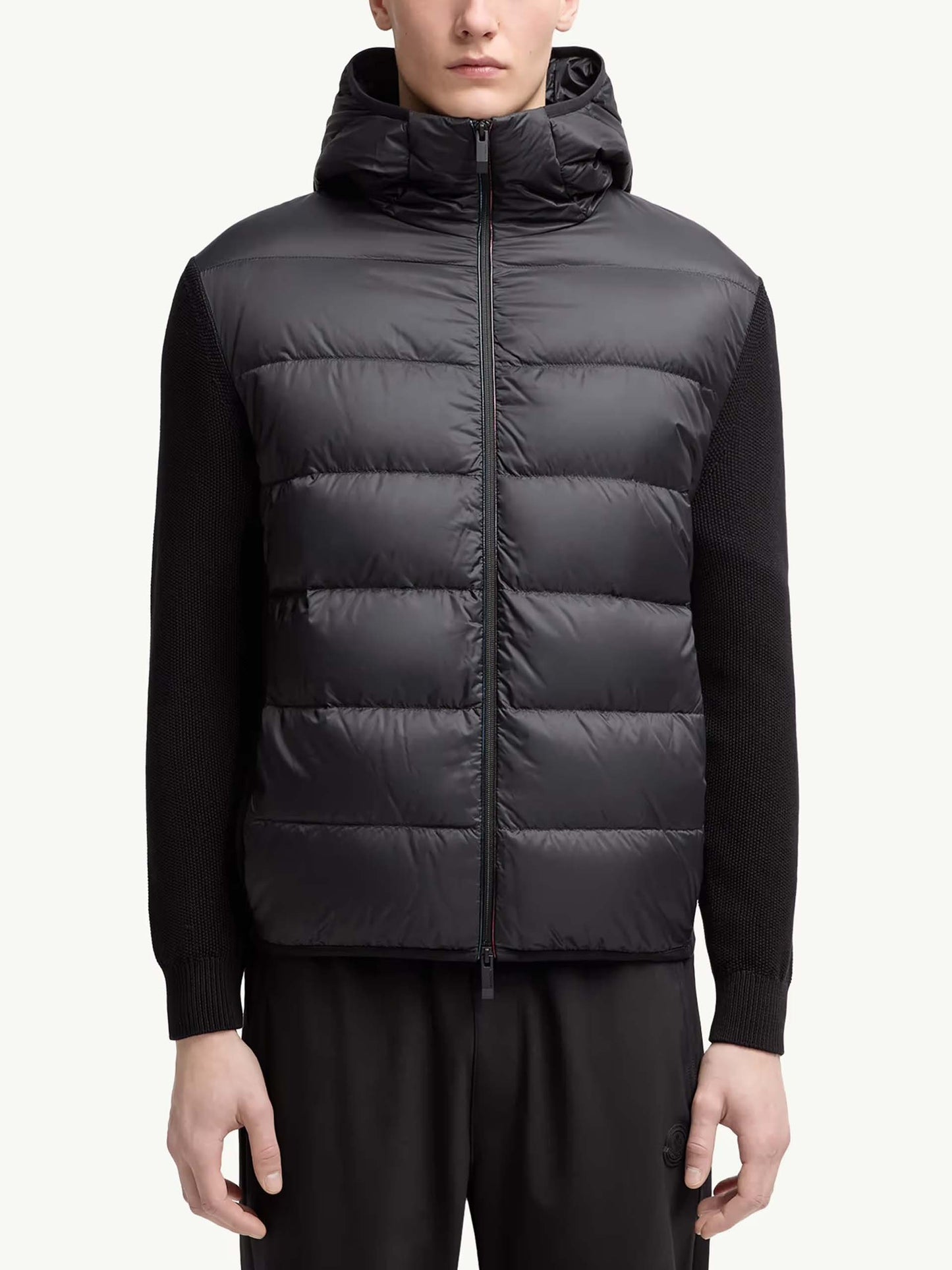 MONCLER - Daunen-Strickjacke mit Kapuze für Herren