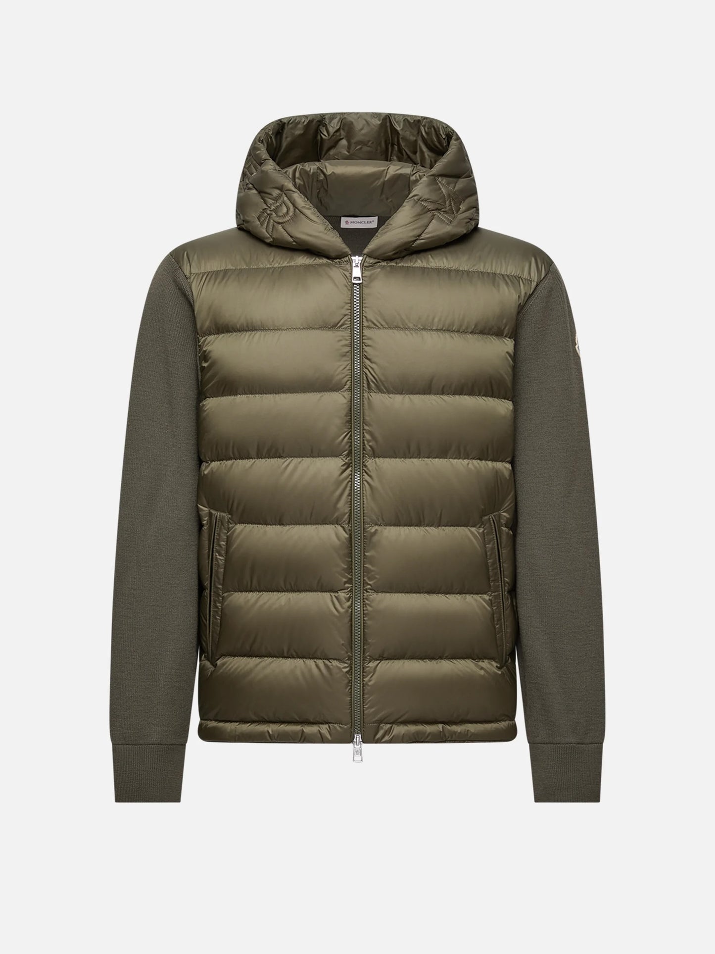 MONCLER - Daunen-Strickjacke mit Kapuze für Herren