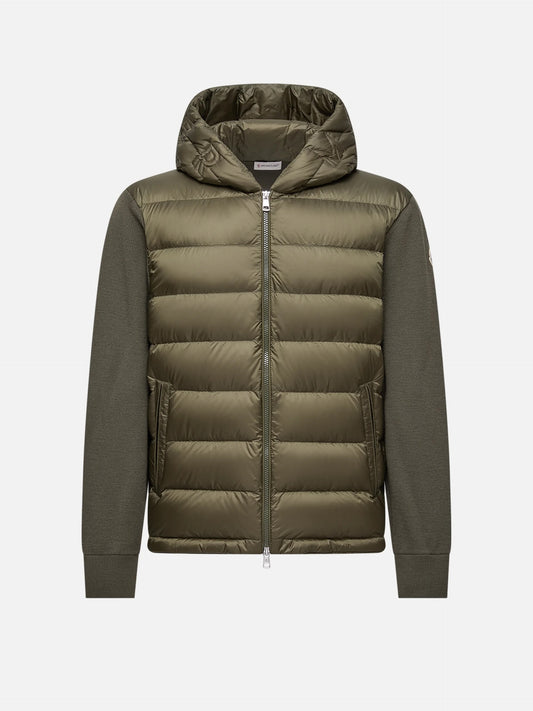 MONCLER - Daunen-Strickjacke mit Kapuze für Herren