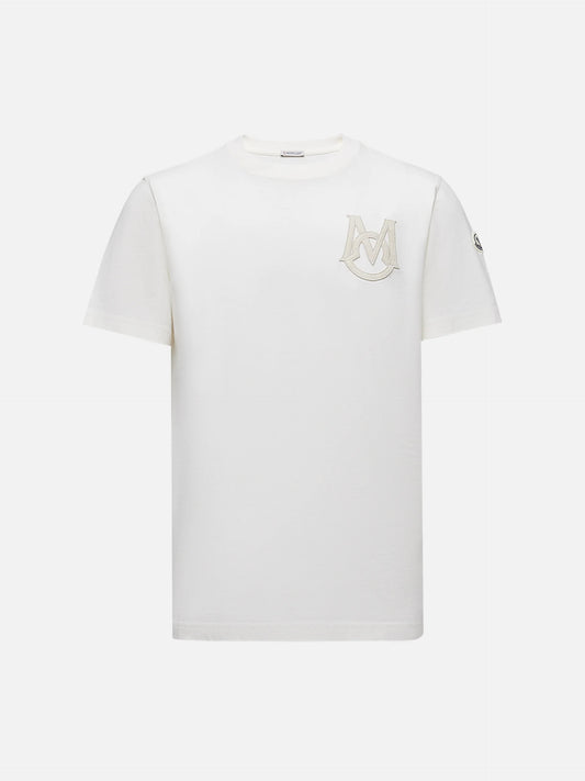 MONCLER - T-Shirt mit Monogramm-Logo für Herren