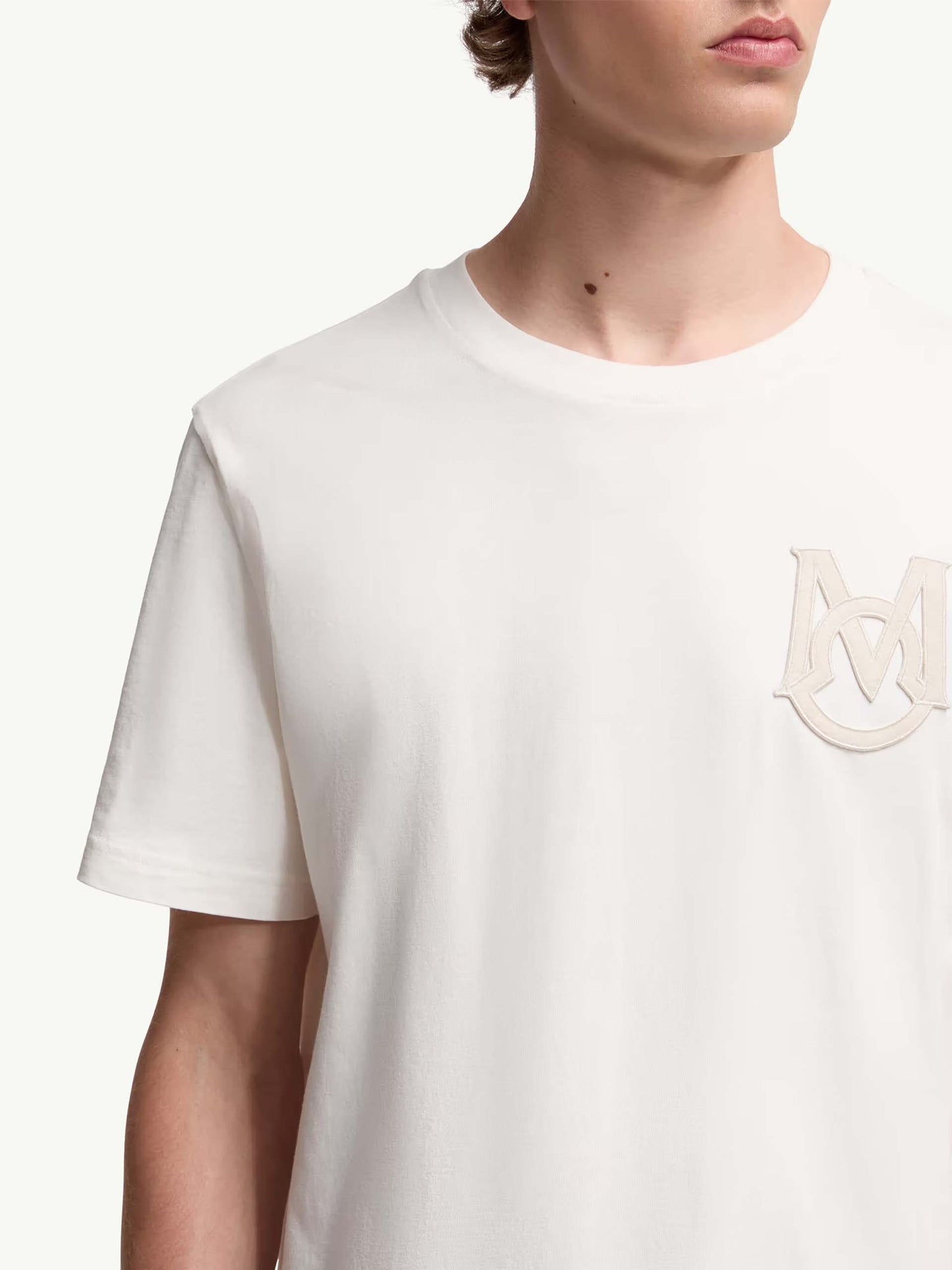 MONCLER - T-Shirt mit Monogramm-Logo für Herren