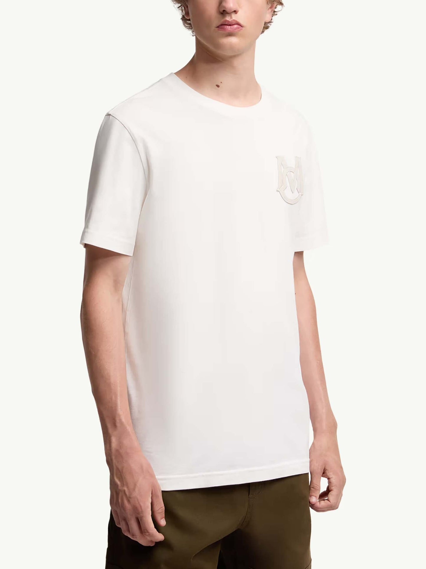 MONCLER - T-Shirt mit Monogramm-Logo für Herren