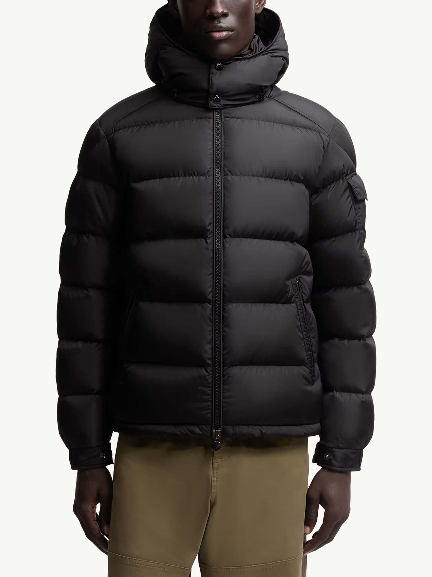 MONCLER - Maya Daunenjacke mit Matt-Finish für Herren in Matt Schwarz - Matte black