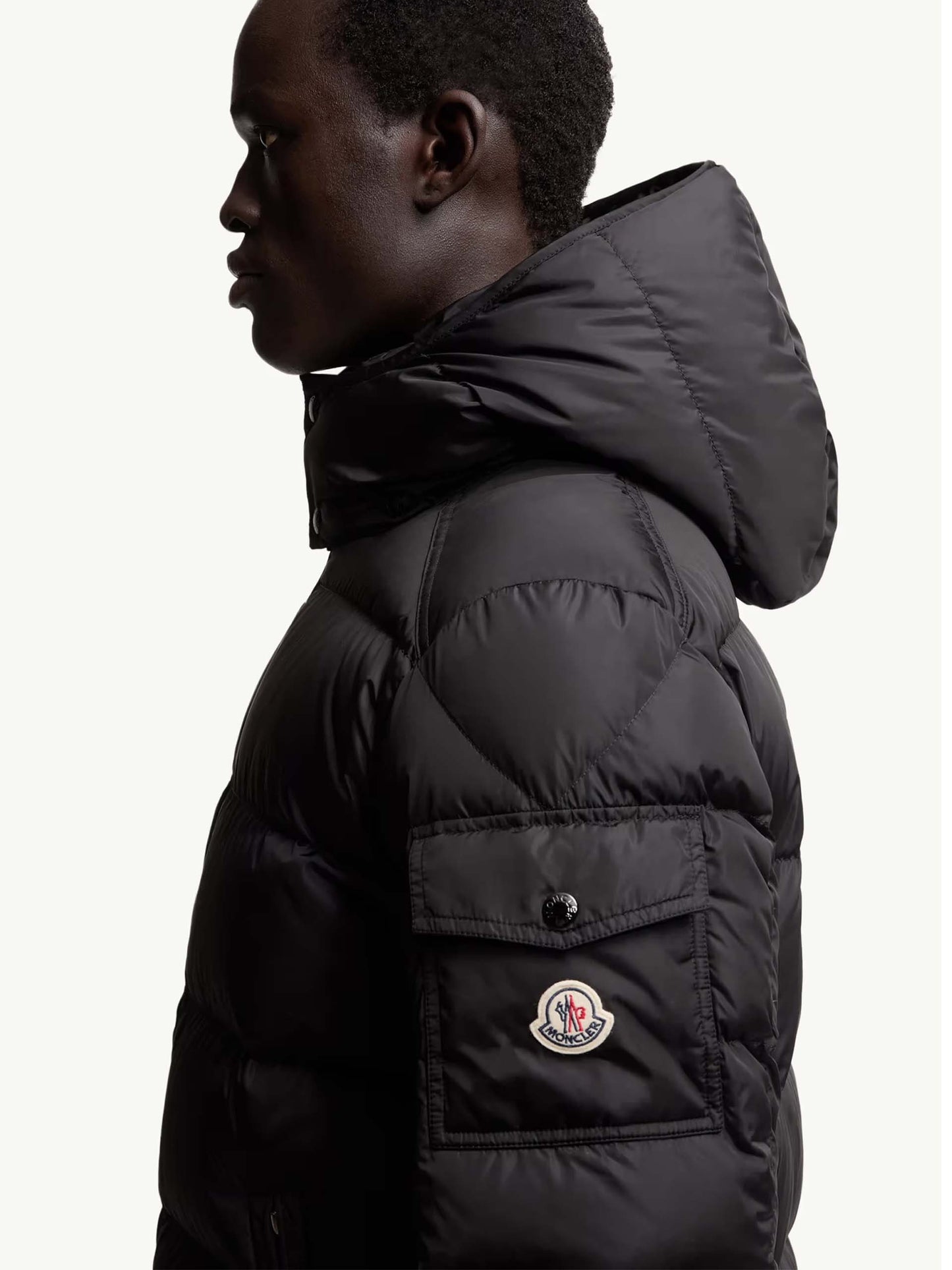 MONCLER - Maya Daunenjacke mit Matt-Finish für Herren in Matt Schwarz - Matte black