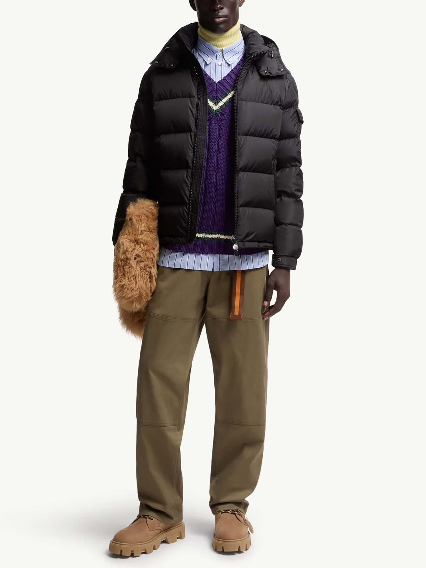 MONCLER - Maya Daunenjacke mit Matt-Finish für Herren in Matt Schwarz - Matte black
