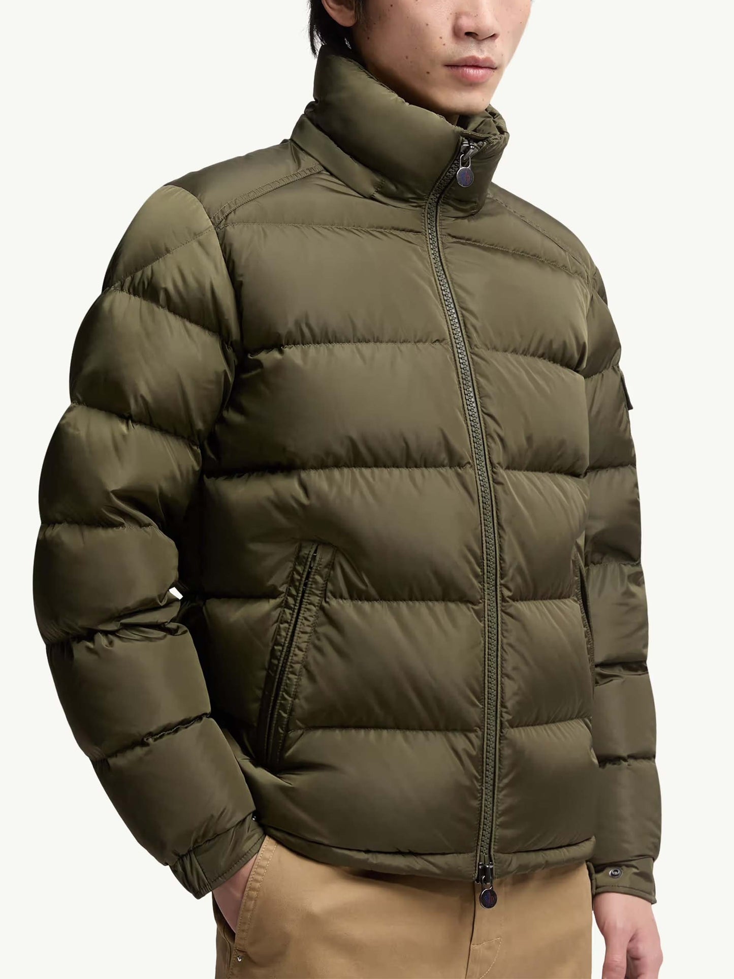 MONCLER - Maya Daunenjacke mit Matt-Finish für Herren in Olivgrün - Olive green