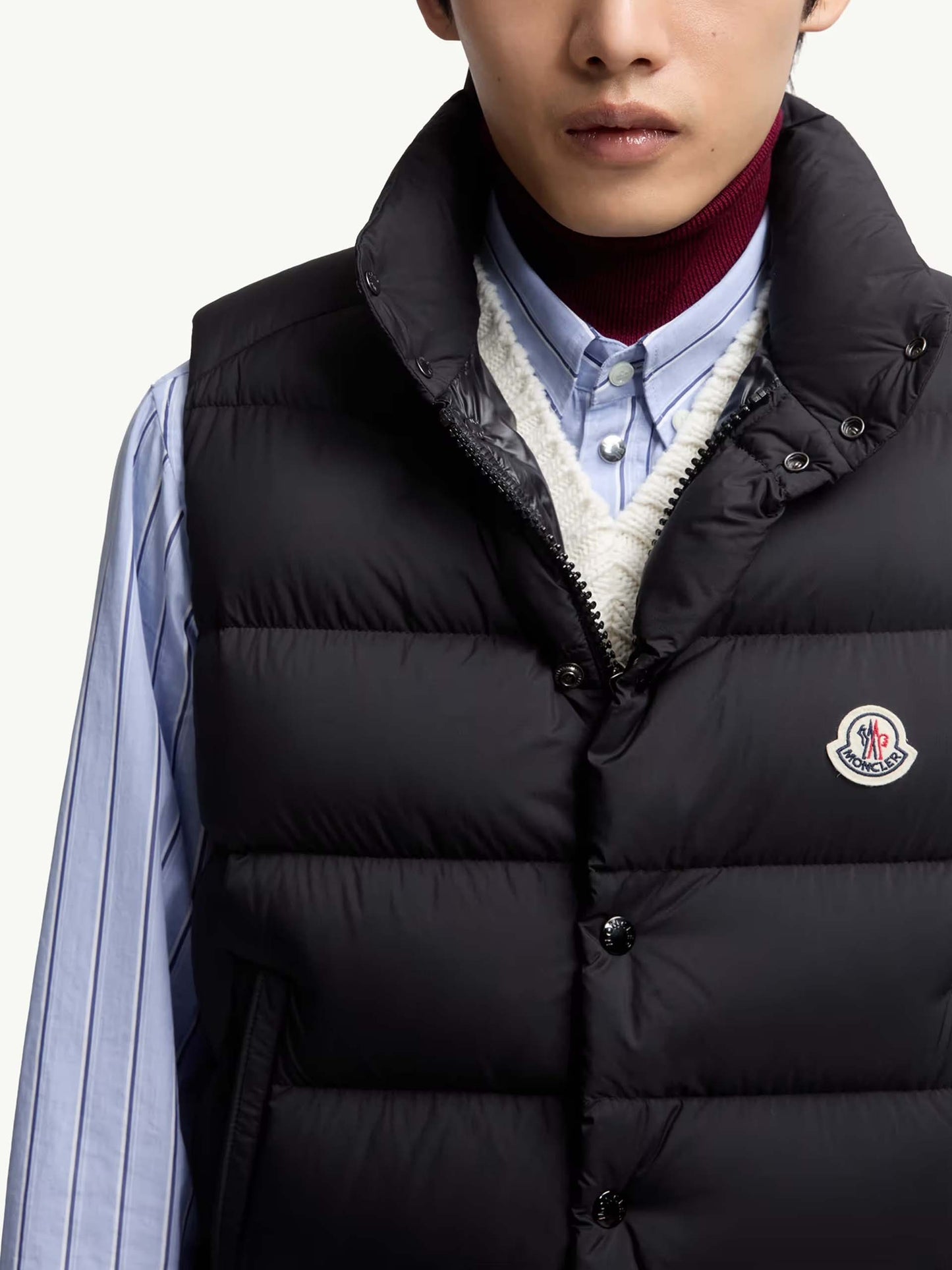 MONCLER - Tibb Daunenweste mit Logo für Herren