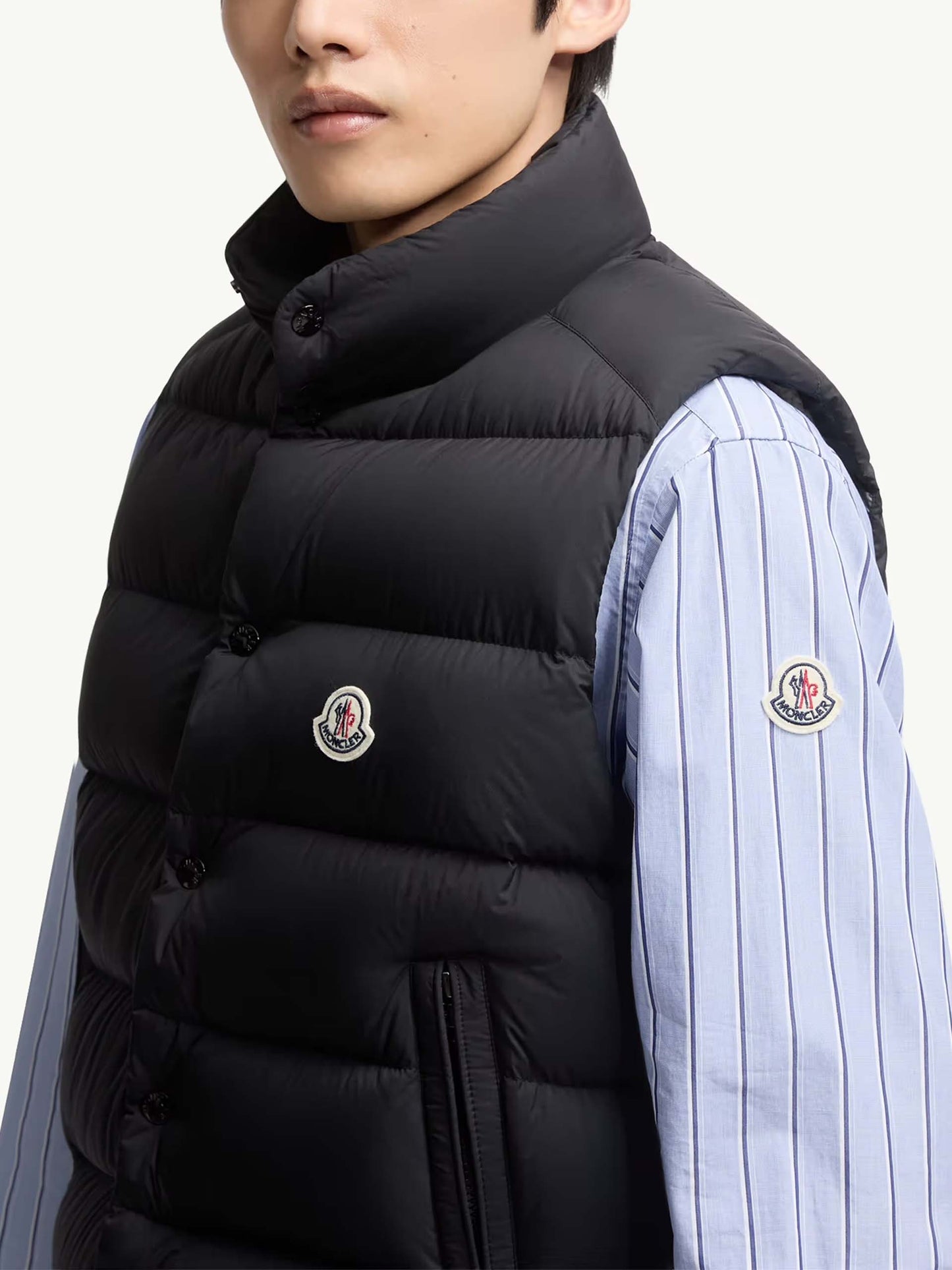 MONCLER - Tibb Daunenweste mit Logo für Herren