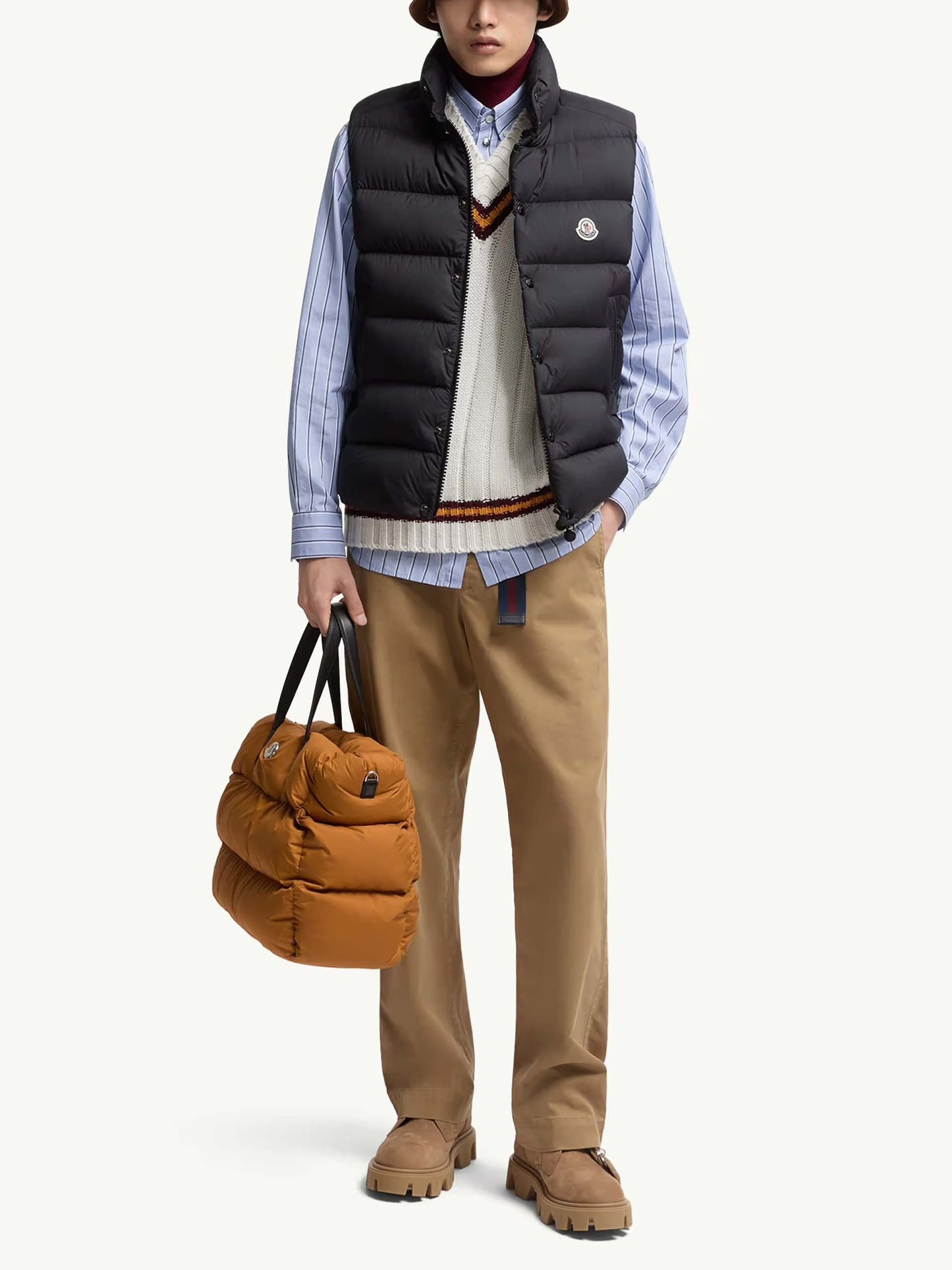 MONCLER - Tibb Daunenweste mit Logo für Herren