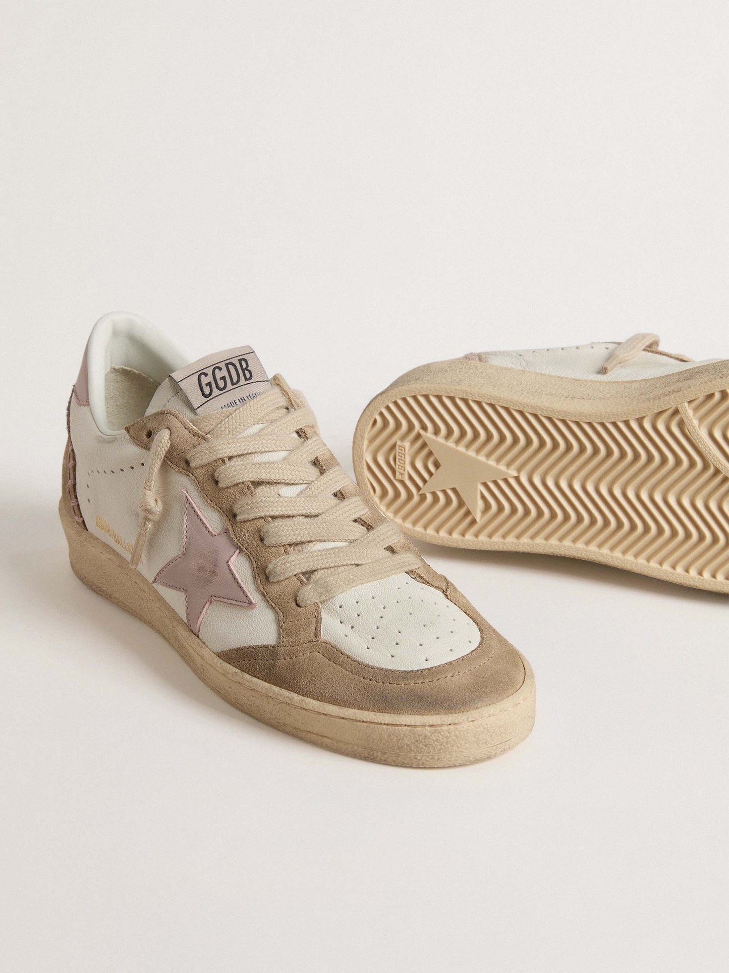 GOLDEN GOOSE - Ball Star Sneakers mit Wildleder für Damen