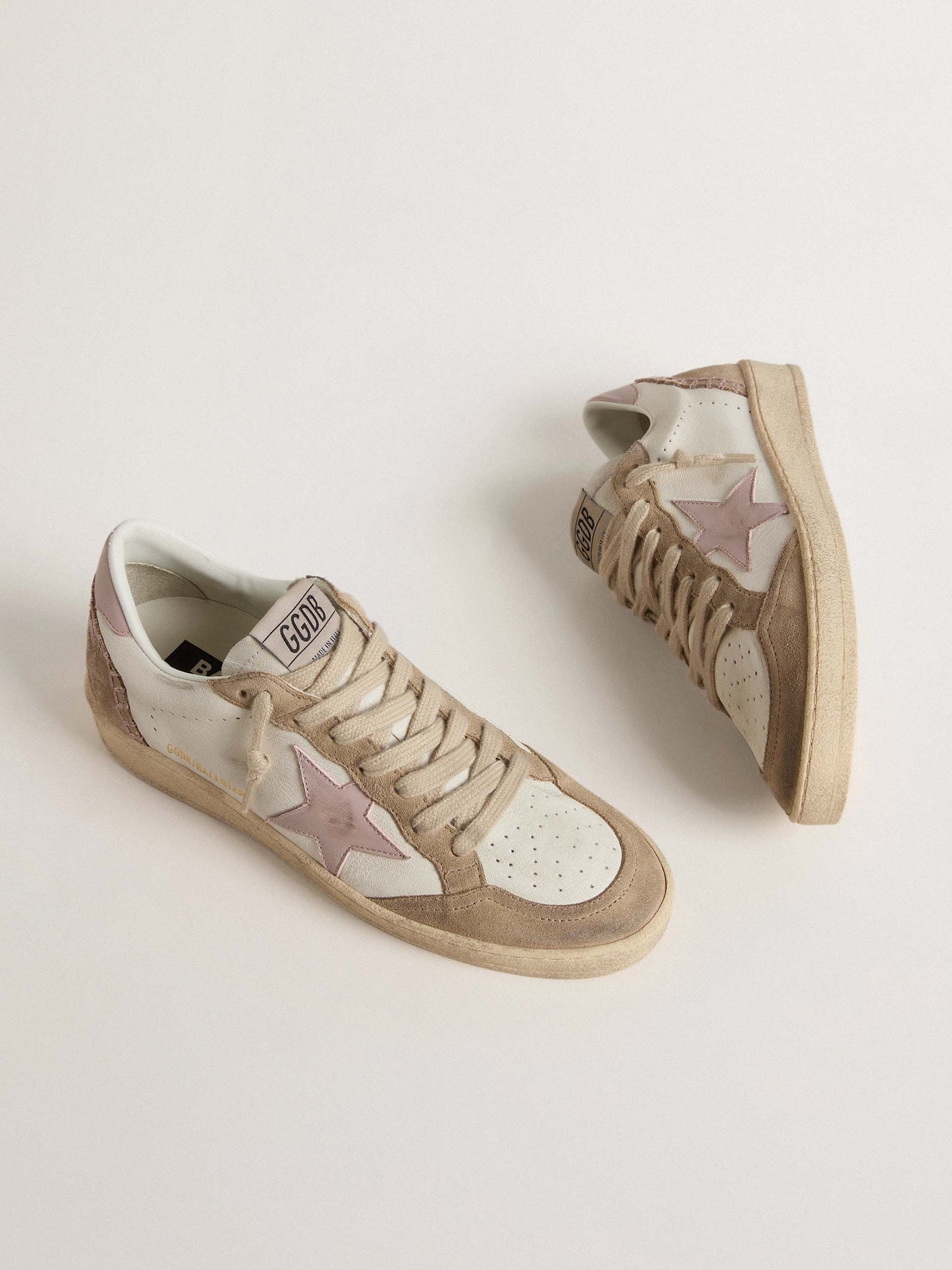 GOLDEN GOOSE - Ball Star Sneakers mit Wildleder für Damen