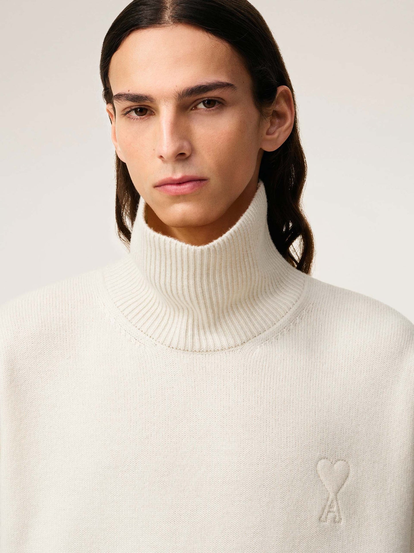 AMI PARIS - Rollkragenpullover Ami De Coeur mit Logo