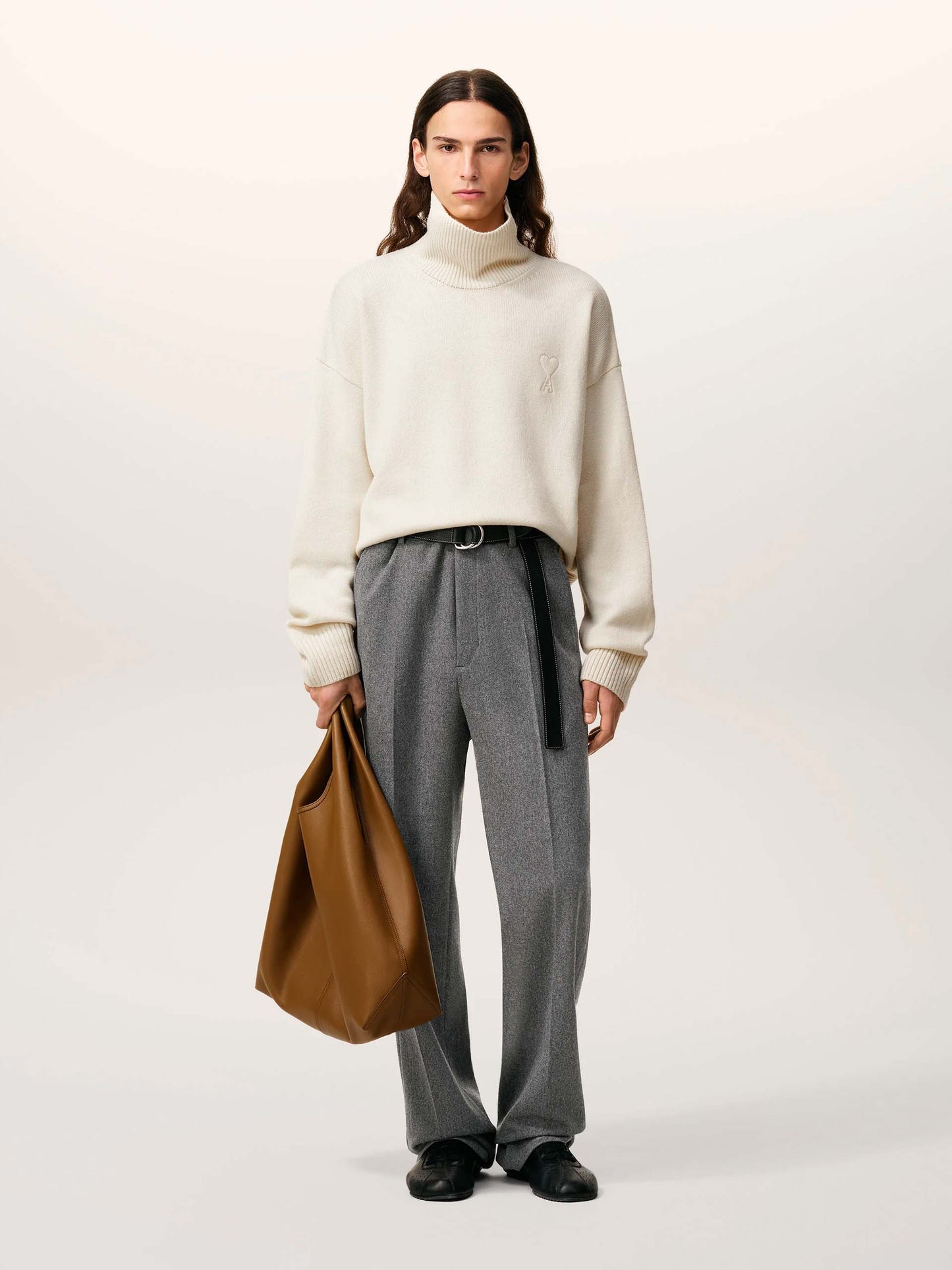 AMI PARIS - Rollkragenpullover Ami De Coeur mit Logo