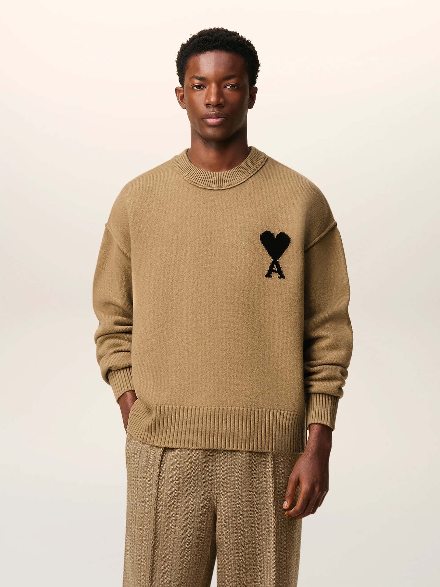 AMI PARIS - Pullover Ami De Coeur aus Wolle