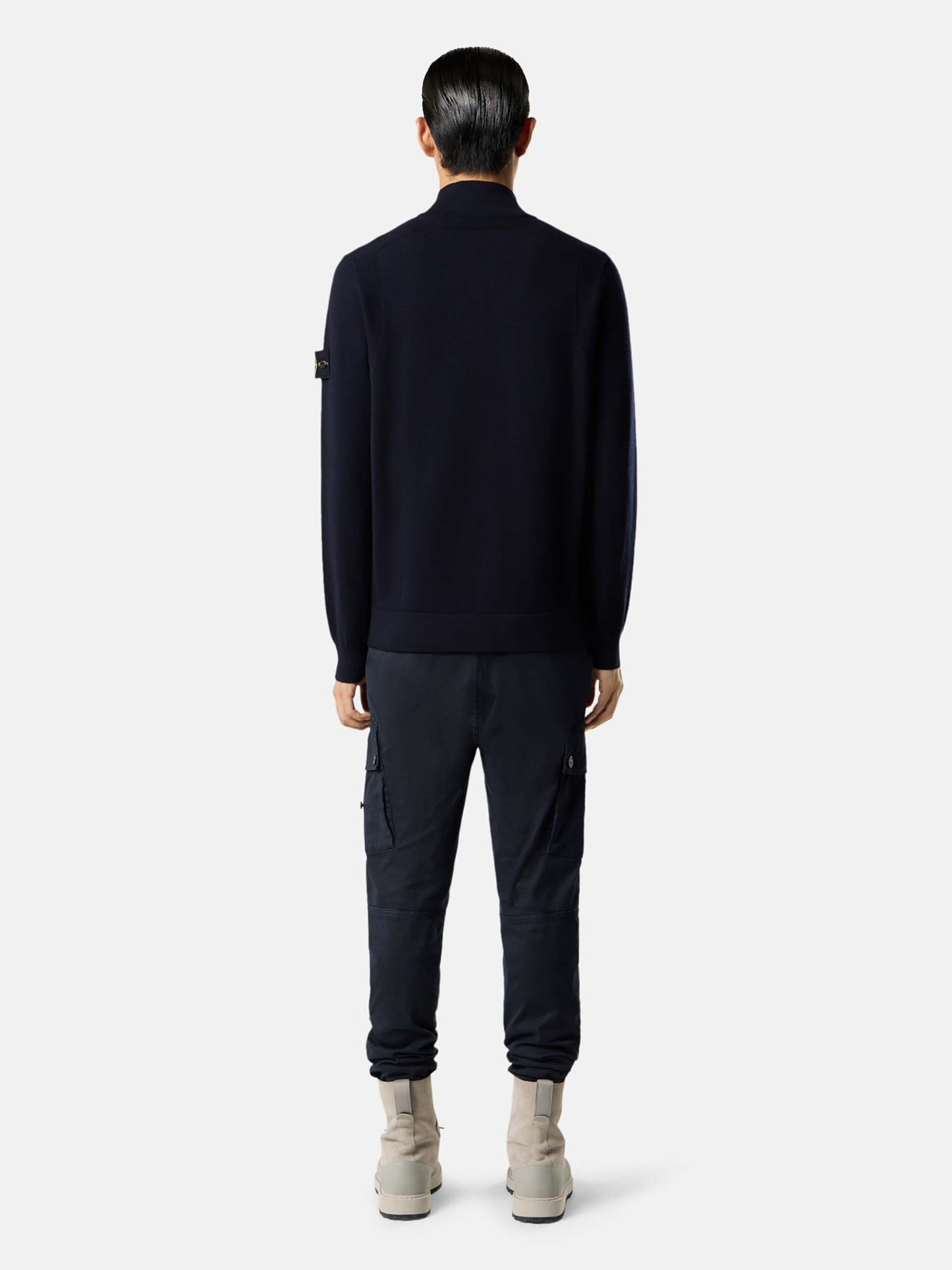 STONE ISLAND - Strickjacke mit Kompass-Patch für Herren