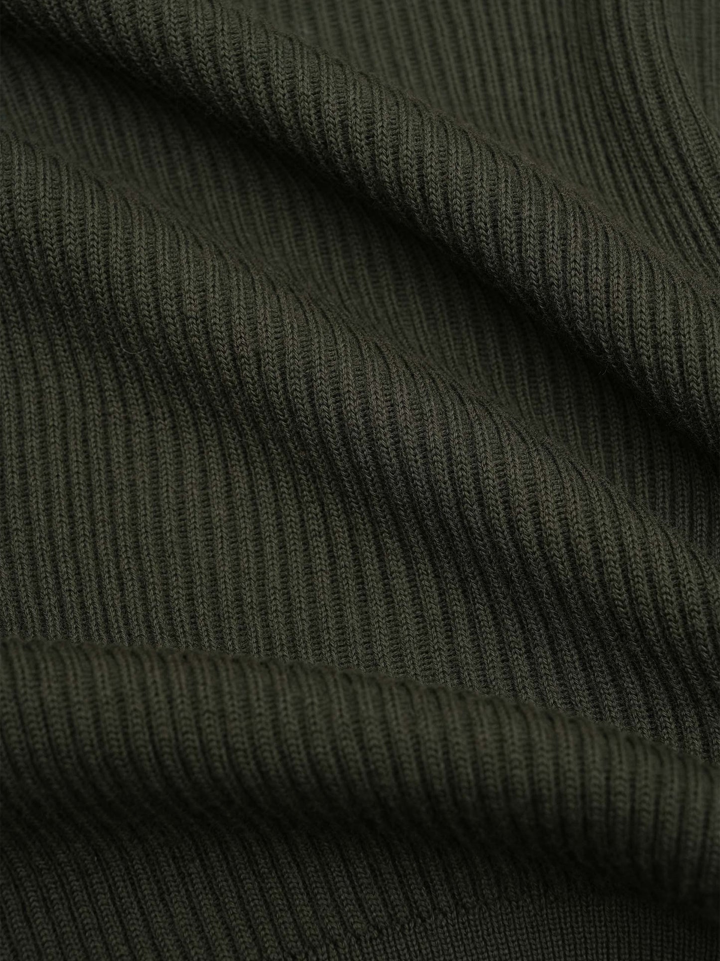 STONE ISLAND - Pullover aus Rippstrick für Herren in Militärgrün - Military green