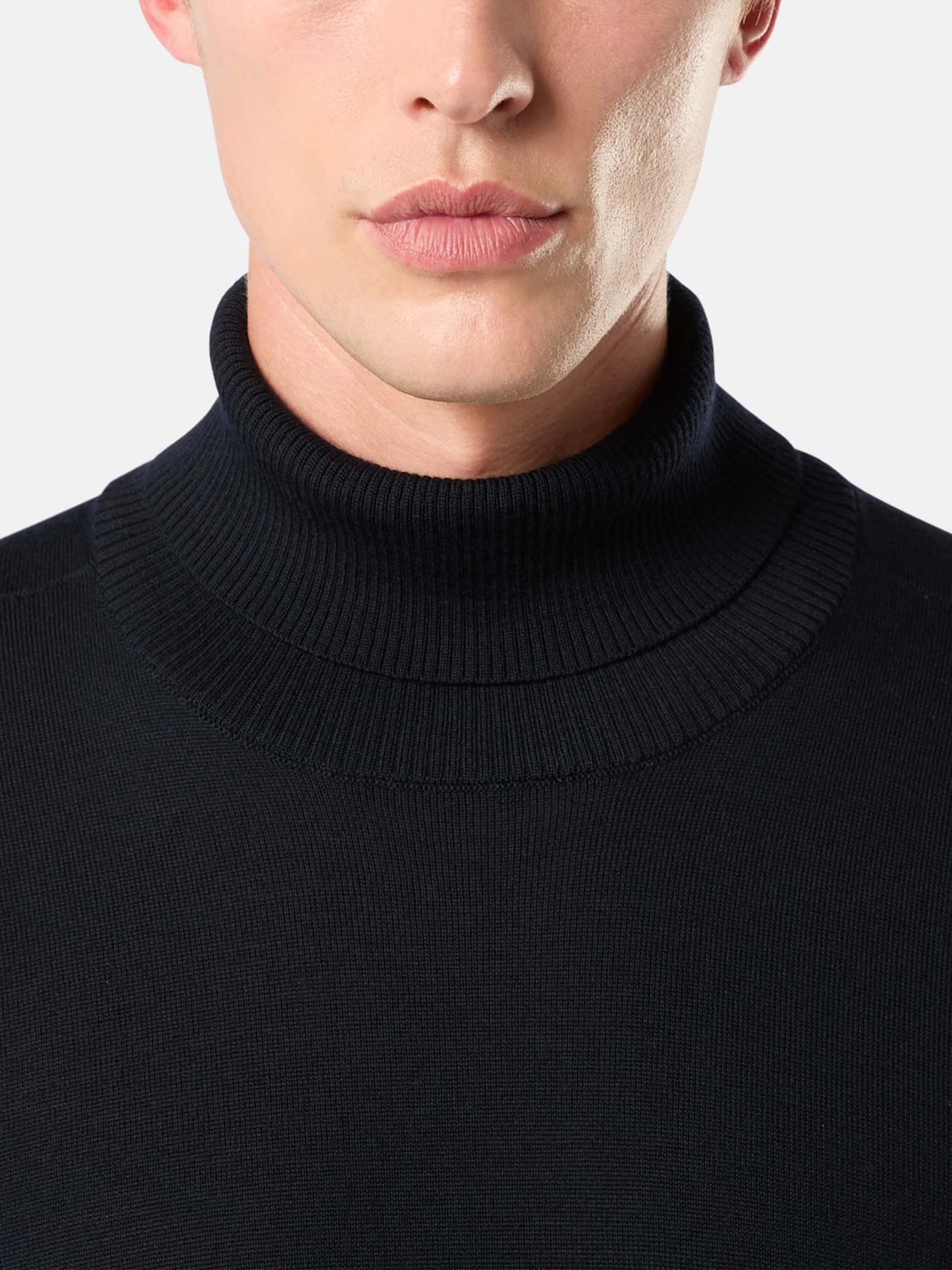 STONE ISLAND - Rollkragenpullover mit Logo-Patch für Herren