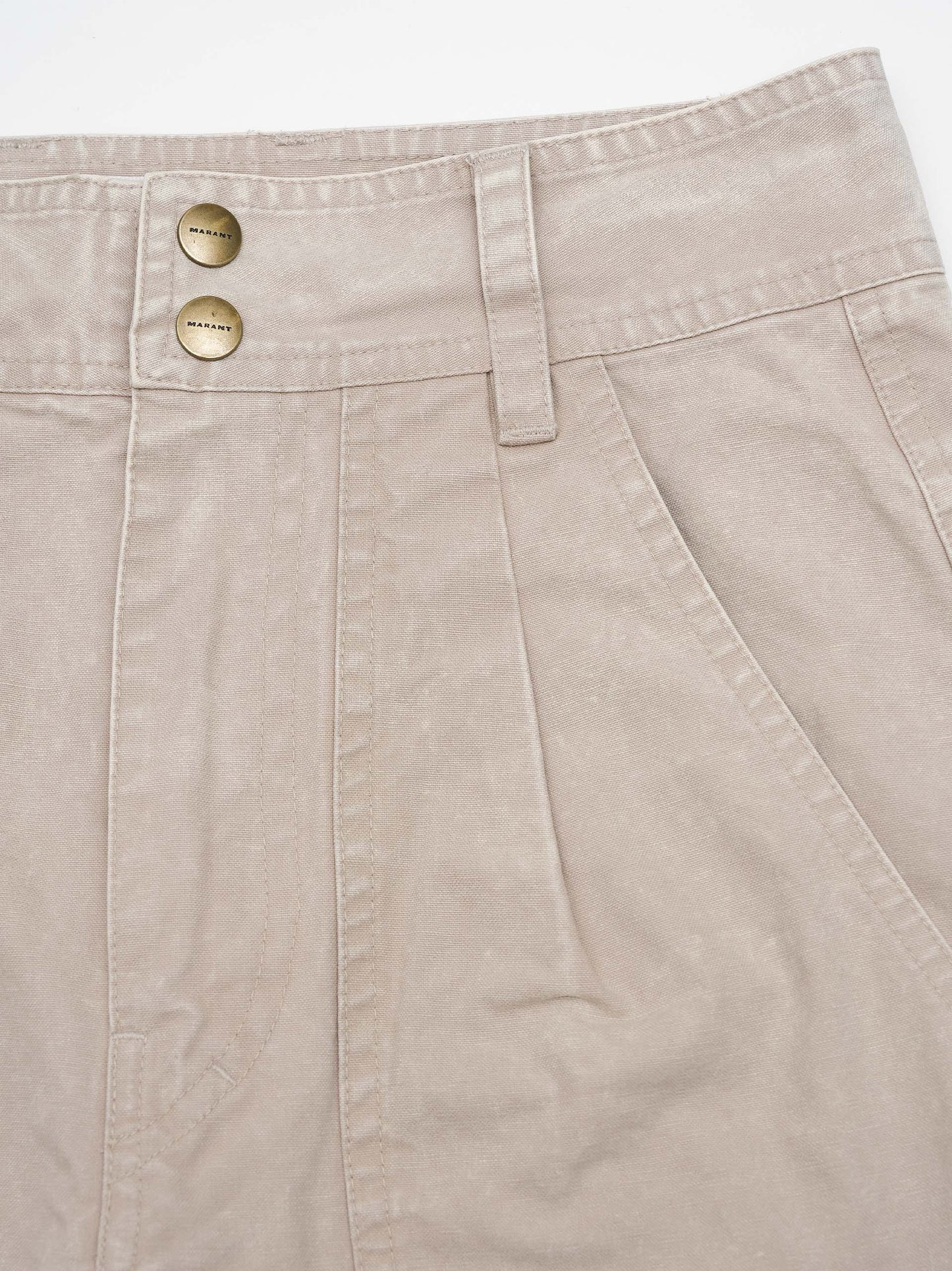 MARANT ETOILE - Hose Kiana aus Baumwollcanvas für Damen