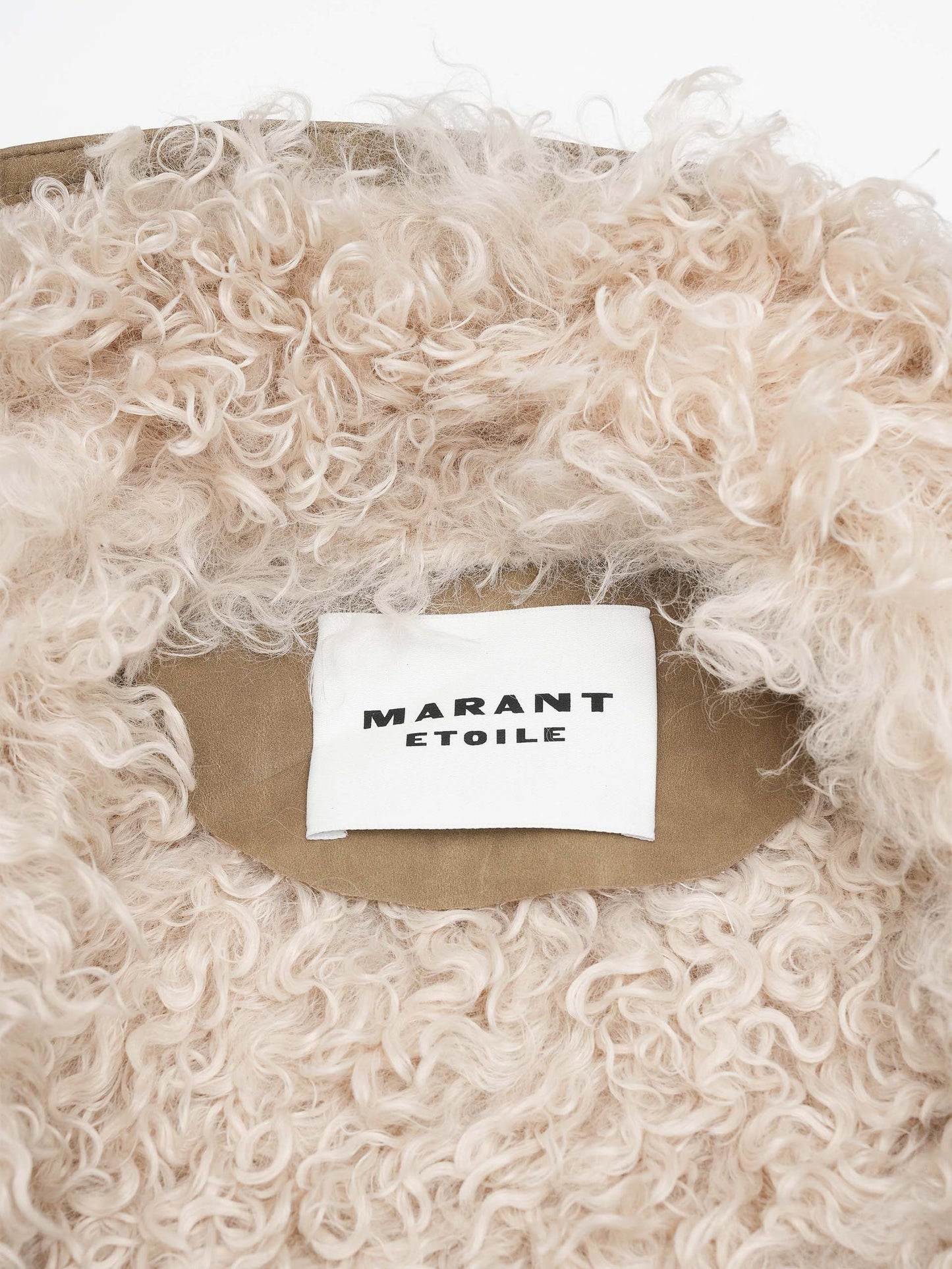 MARANT ETOILE - Mantel Clea in Lammfell-Optik für Damen