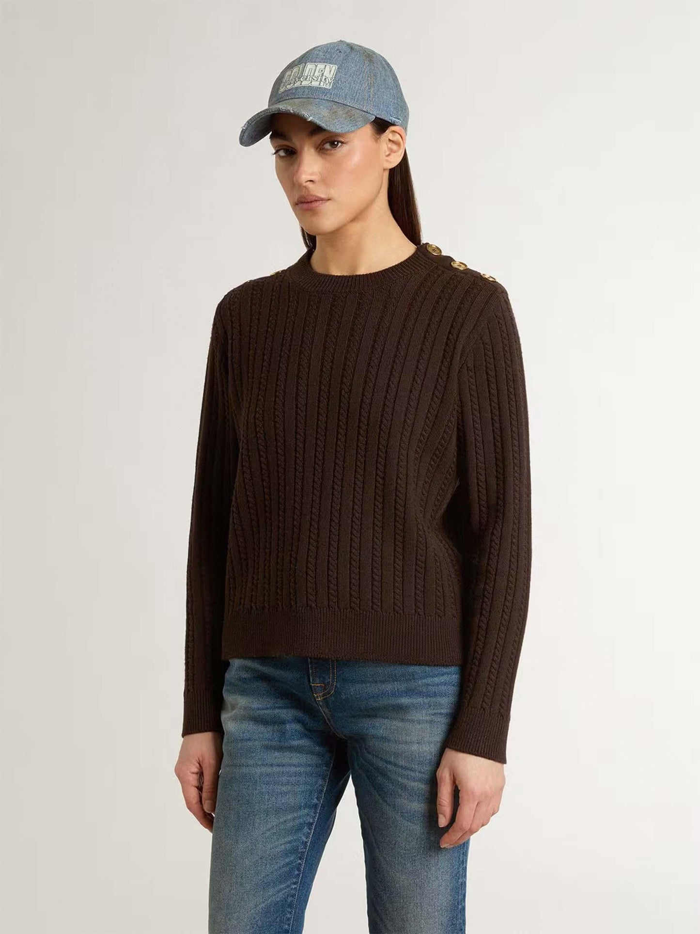 GOLDEN GOOSE - Pullover Ofra mit Knöpfen für Damen