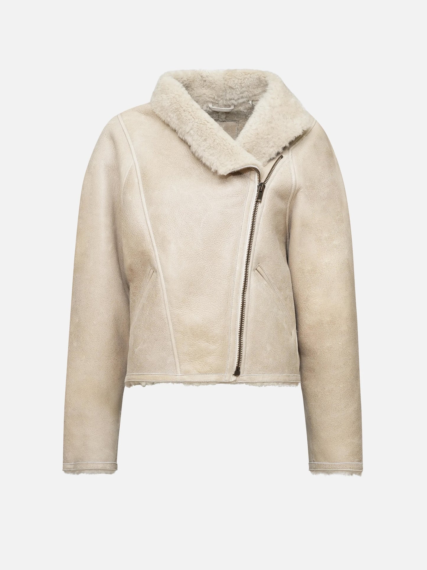 ISABEL MARANT - Shearling-Jacke Blondine für Damen