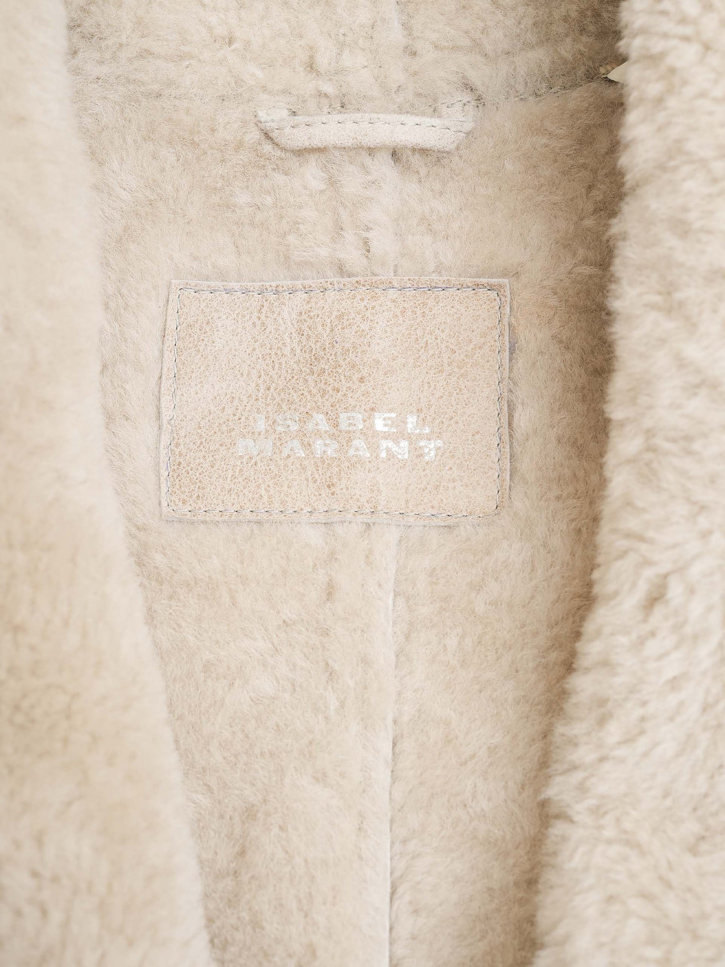 ISABEL MARANT - Shearling-Jacke Blondine für Damen