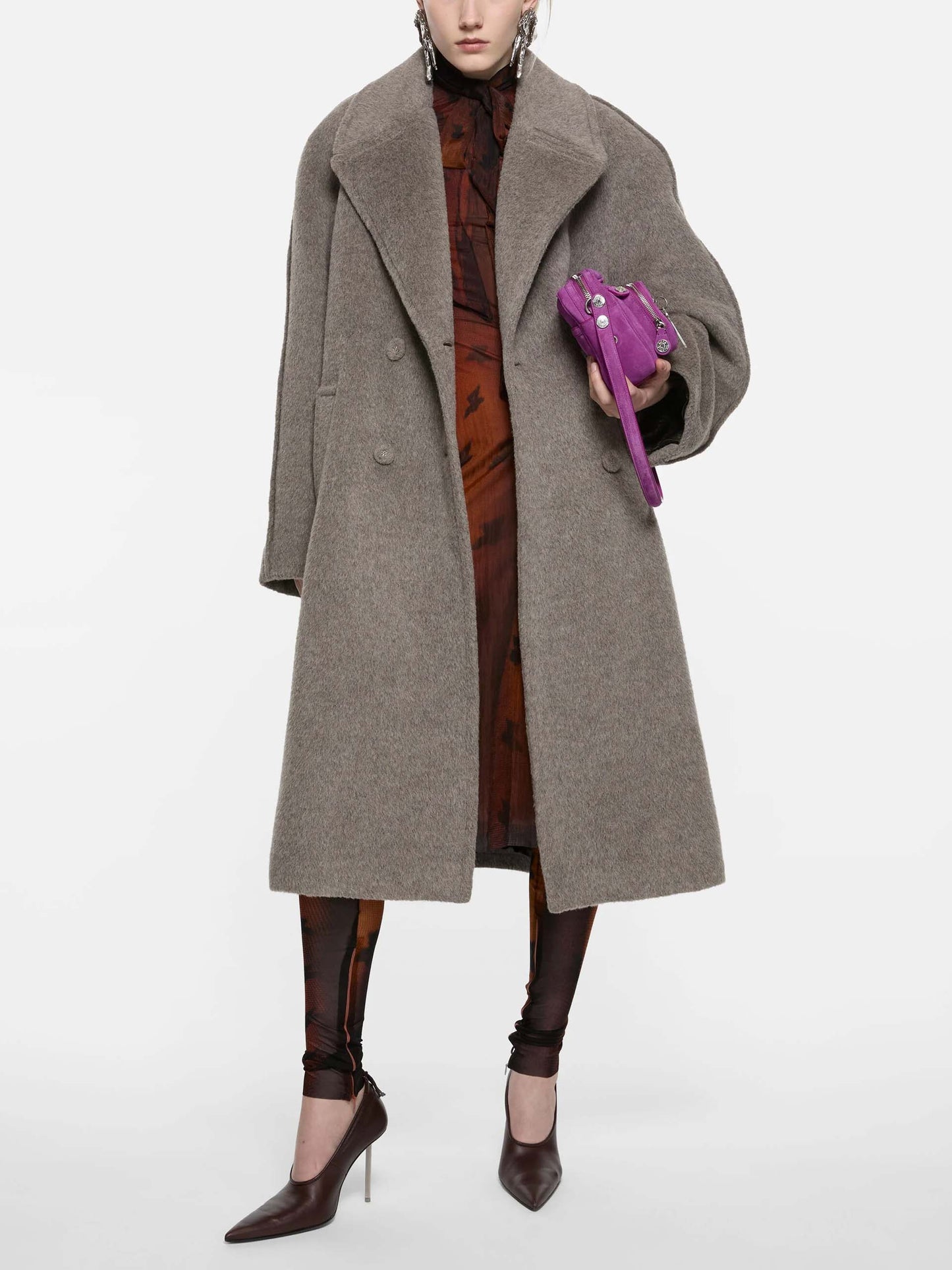 ACNE STUDIOS - Zweireihiger Mantel aus Wolle für Damen