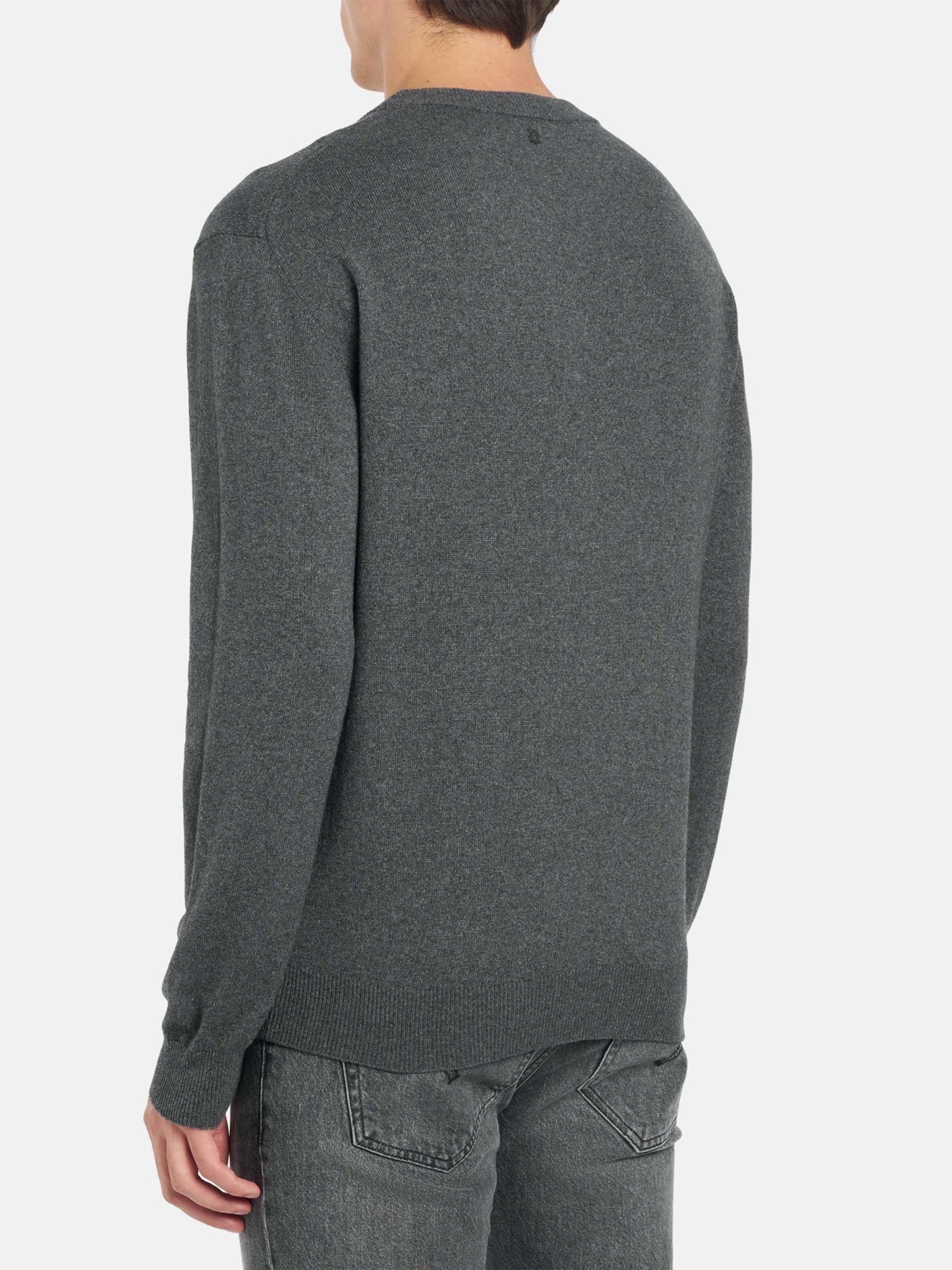 DONDUP - Pullover aus Kaschmir und Seide für Herren in Anthrazitgrau - Anthracite grey